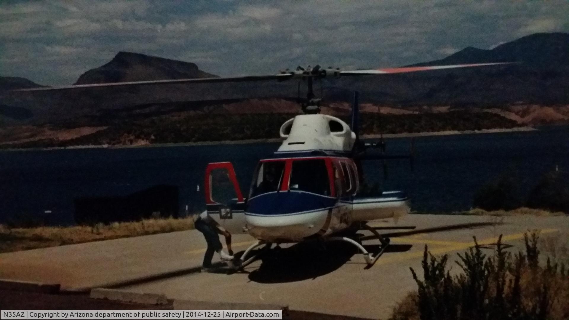 N35AZ, 1983 Bell 222U C/N 47503, ARIZONA LAKE HELIPAD