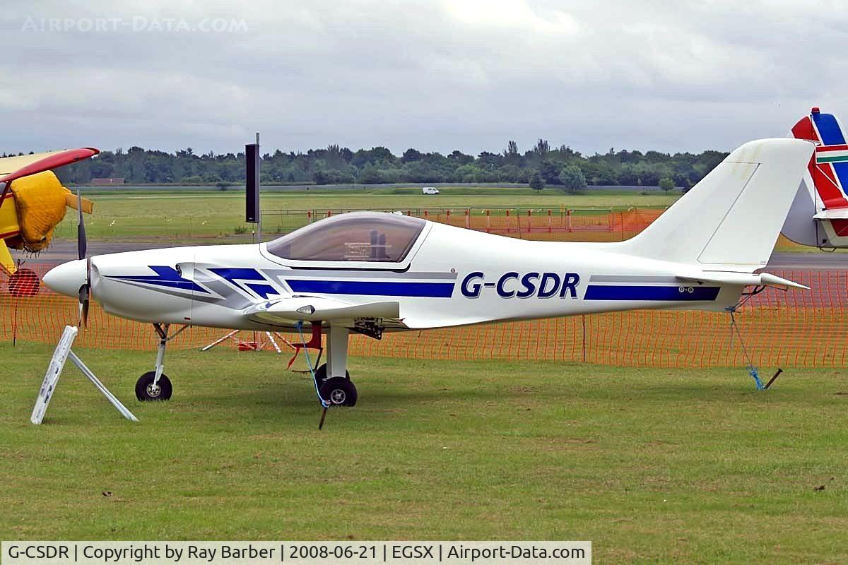 G-CSDR, 2008 Corvus CA22 C/N CA22-010, Corvus Aircraft CA-22 Crusader [CNE05-10] North Weald~G 21/06/2008