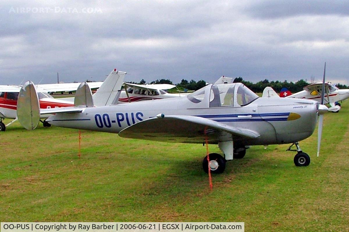 OO-PUS, 1947 Erco 415D Ercoupe C/N 4577, Erco 415-CD Ercoupe [4577] North Weald~G 21/06/2008