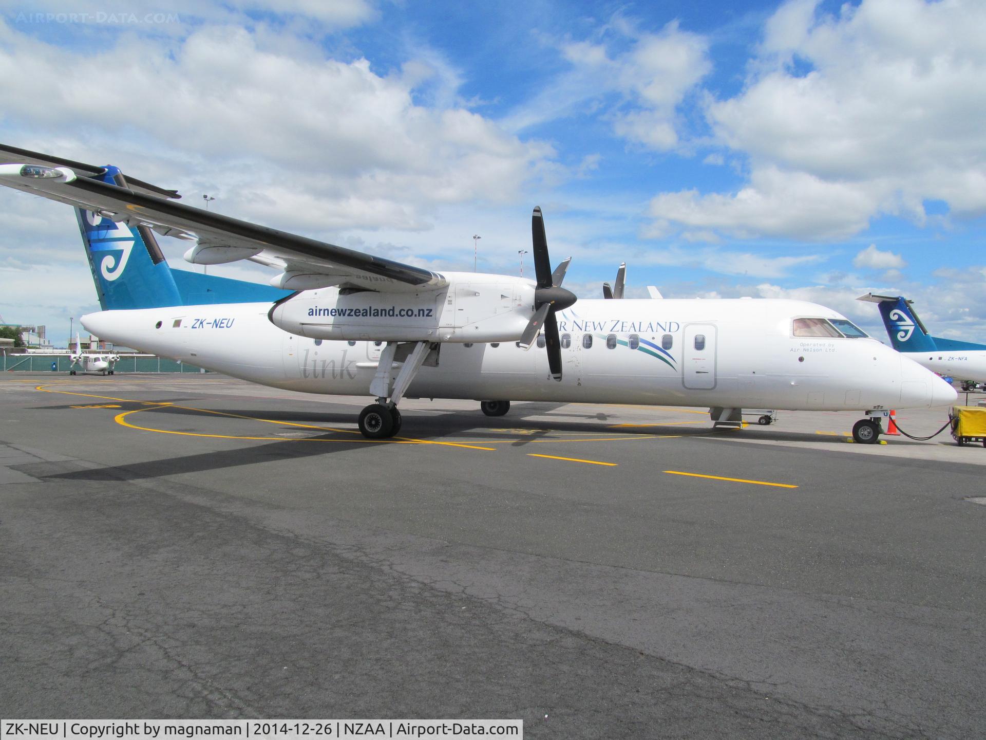 ZK-NEU, 2007 De Havilland Canada DHC-8-311 Dash 8 C/N 647, on domestic ramp
