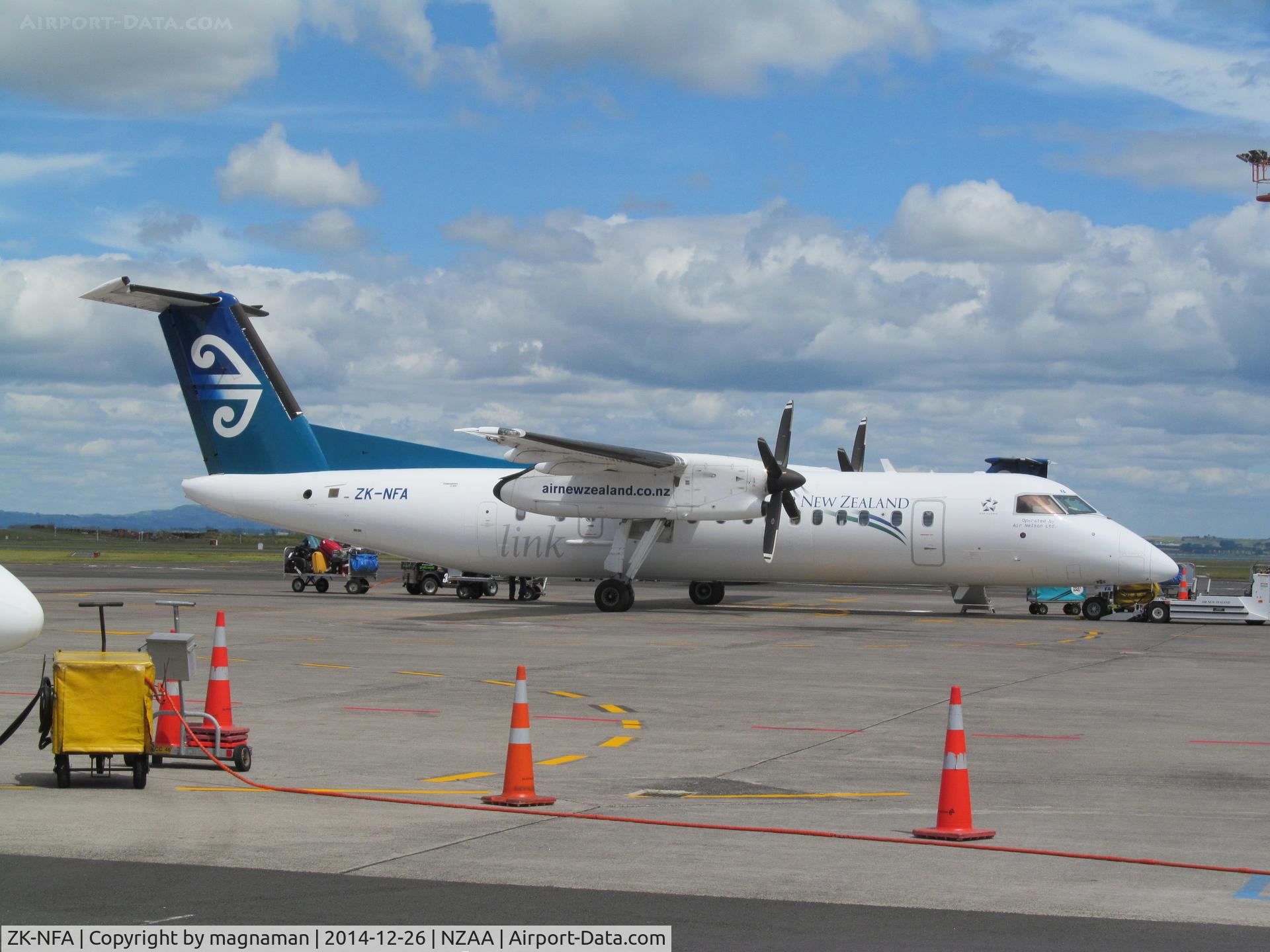 ZK-NFA, 2008 De Havilland Canada DHC-8-311 Dash 8 C/N 659, on domestic ramp