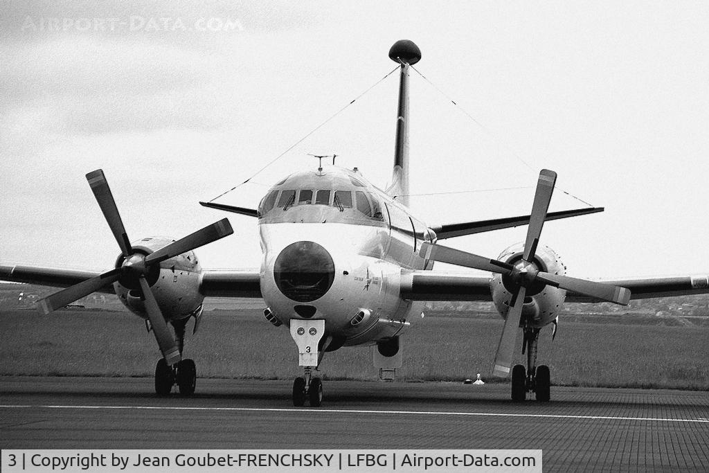 3, Breguet 1150 Atlantic C/N 3, Breguet Atlantic ATL2
Serial - 3 (C/N 3)
FRENCH NAVY