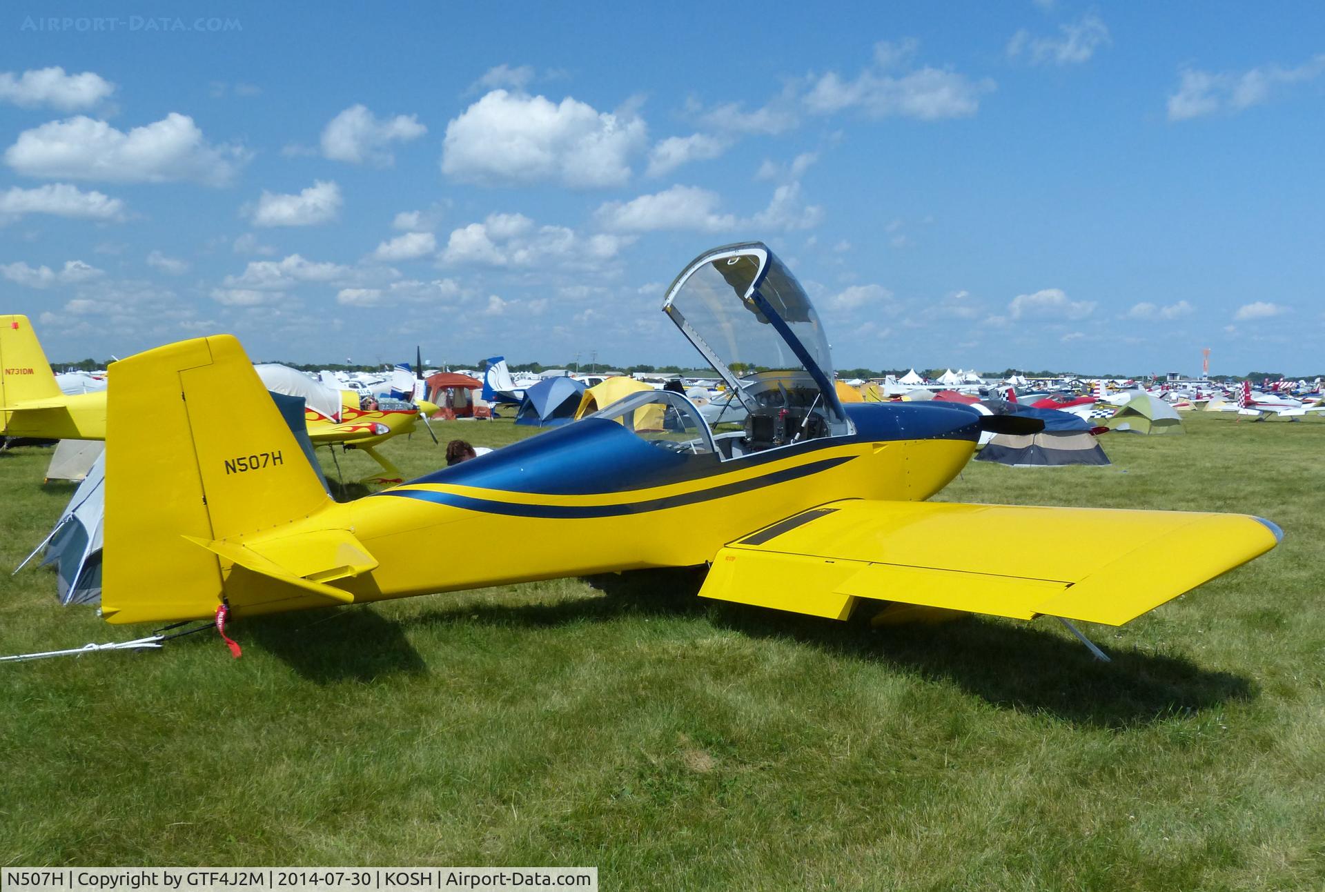 N507H, 2013 Vans RV-7 C/N 72525, N507H  at Oshkosh 30.7.14