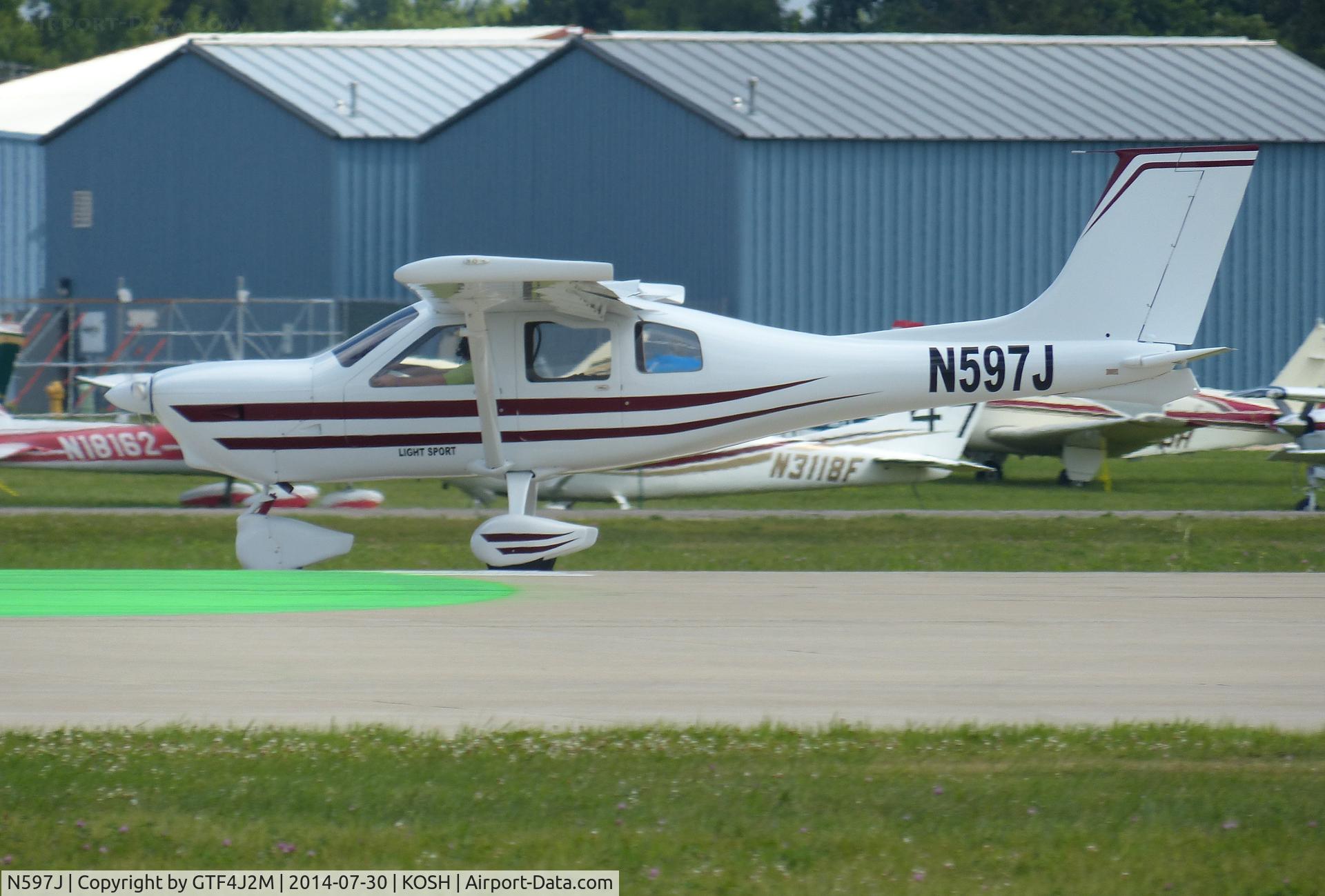 N597J, 2007 Jabiru J250-SP C/N 425, N597J  at Oshkosh 30.7.14