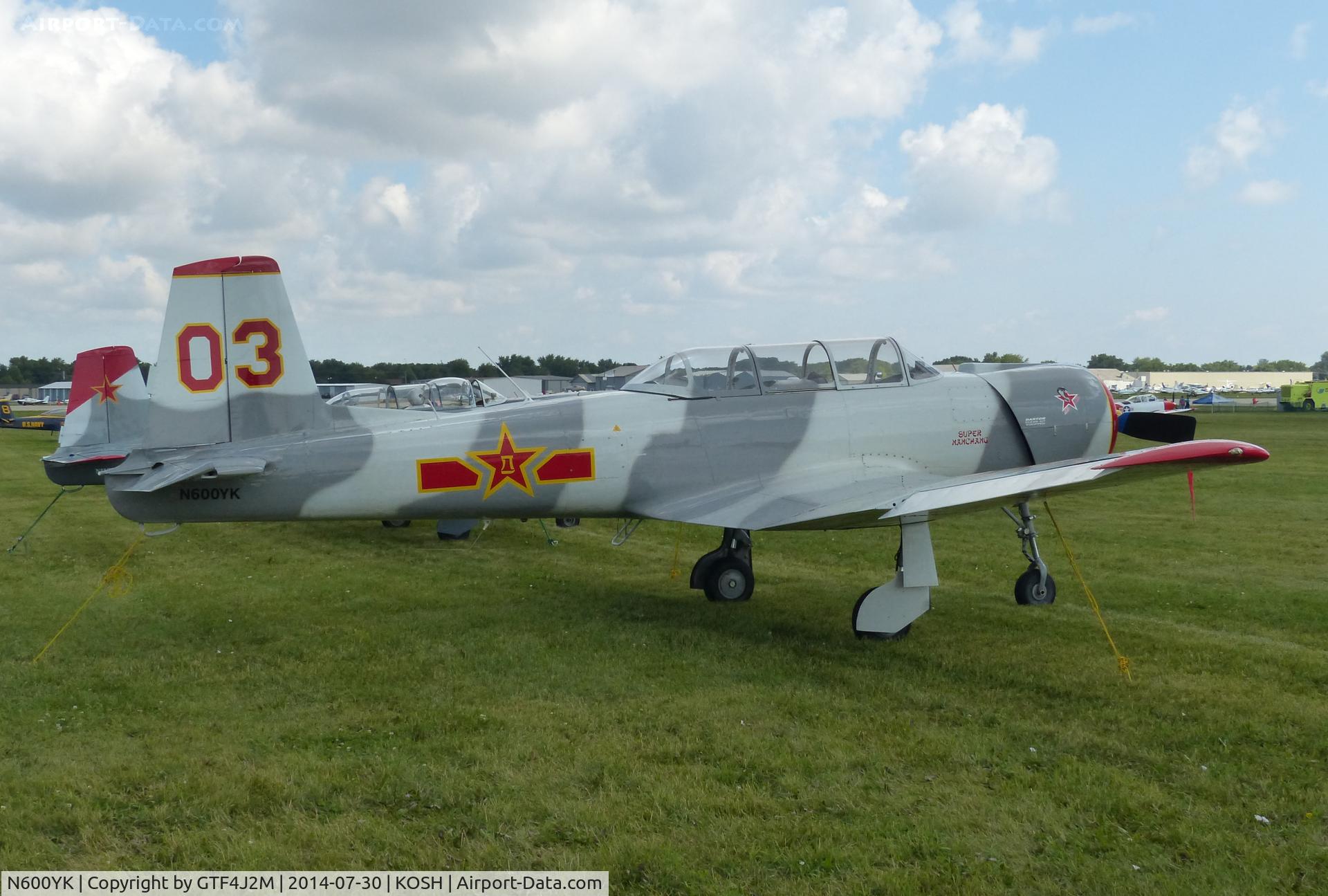N600YK, 2001 Nanchang CJ-6A C/N H2S001, N600YK 