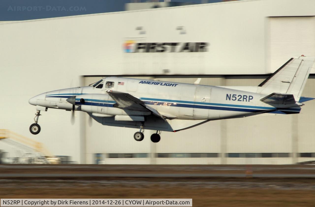 N52RP, 1983 Beech C99 Airliner C/N U-210, Approaching rwy 25.