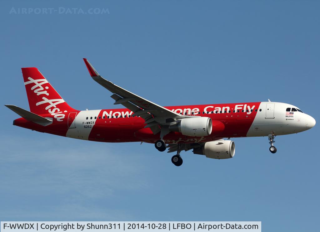 F-WWDX, 2014 Airbus A320-216 C/N 6262, C/n 6262 - To be 9M-AJT