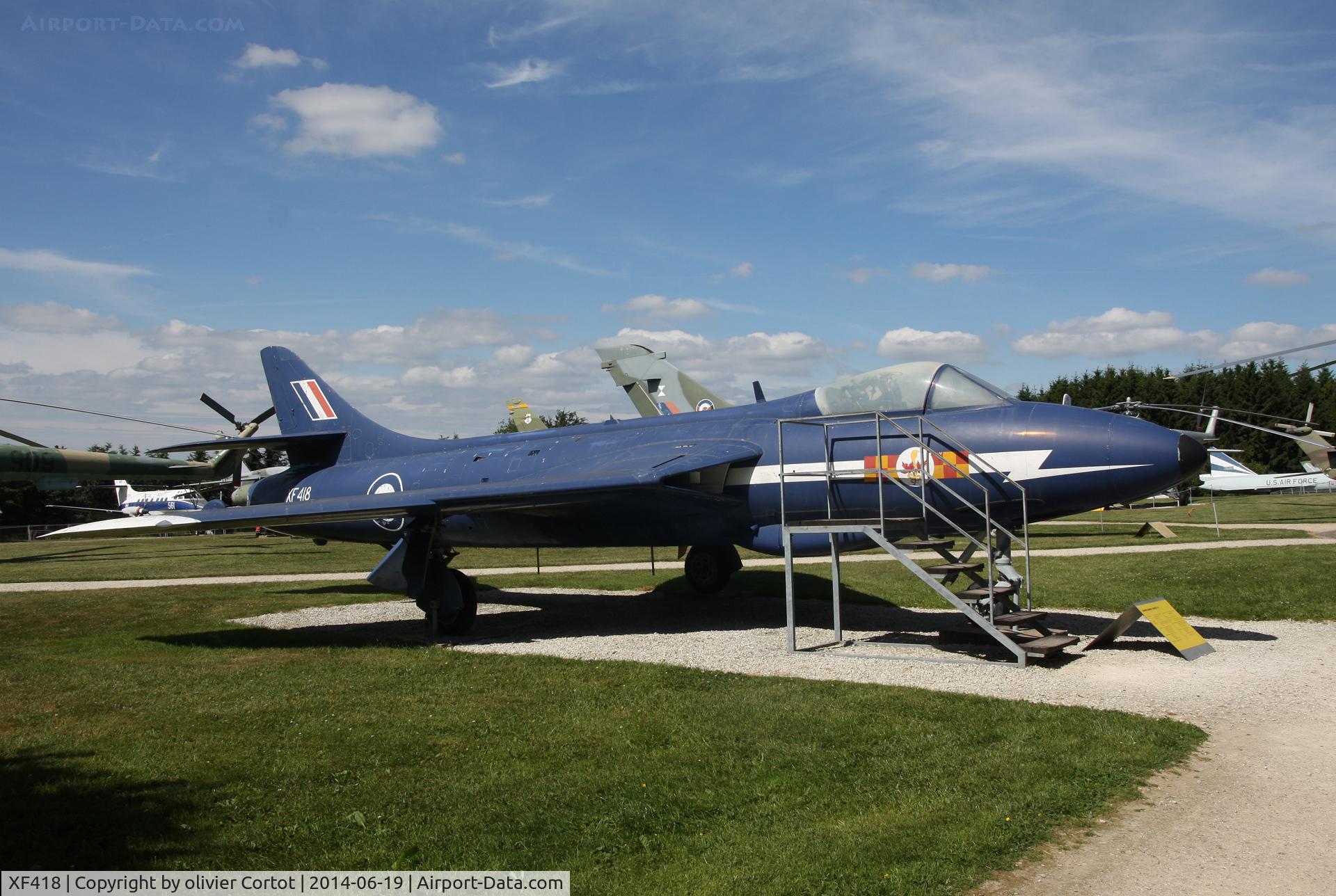 XF418, 1956 Hawker Hunter F.6A C/N S4/U/3294, Hemmerskeil museum