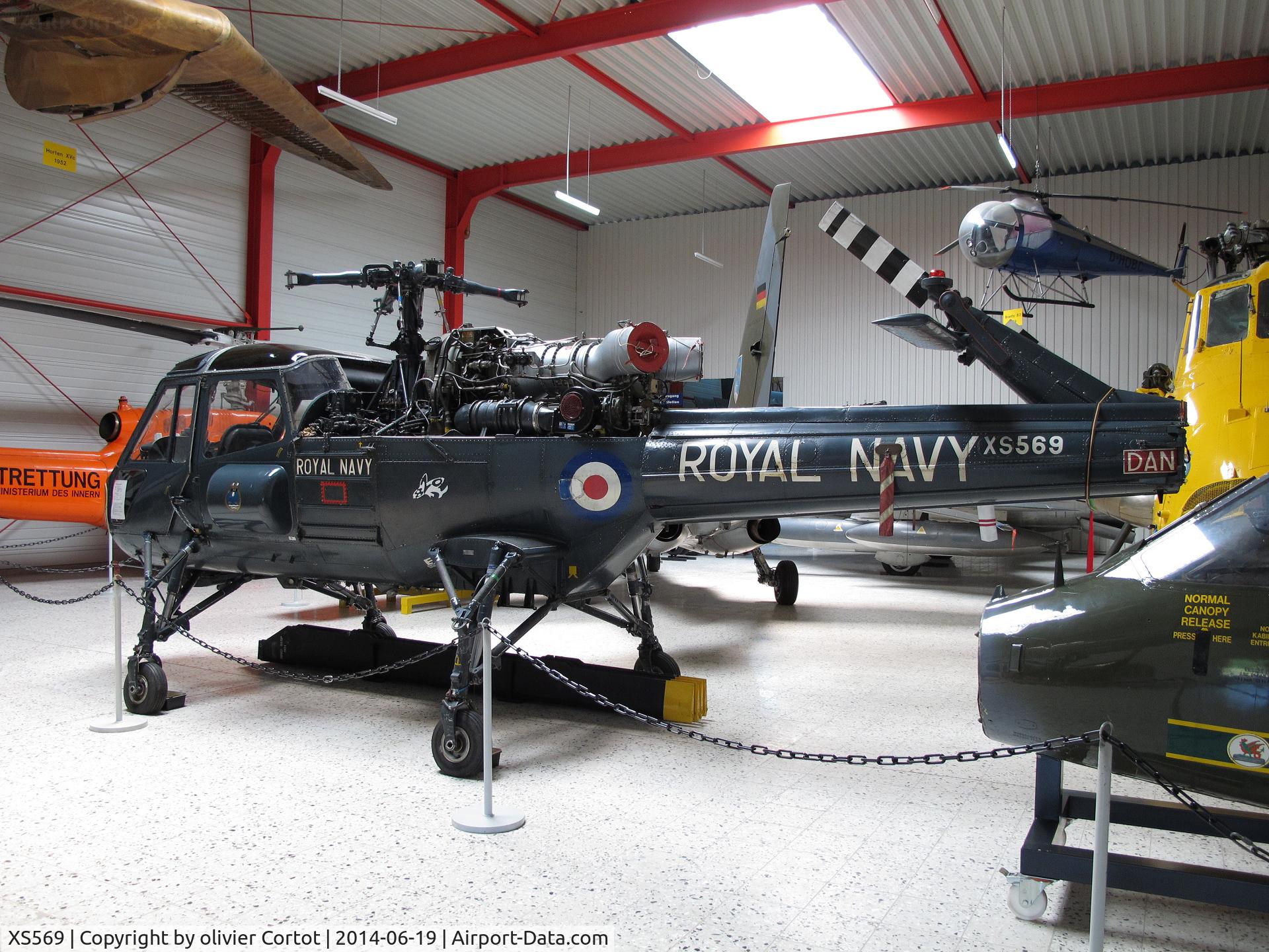 XS569, Westland Wasp HAS.1 C/N F9580, Hemmerskeil museum