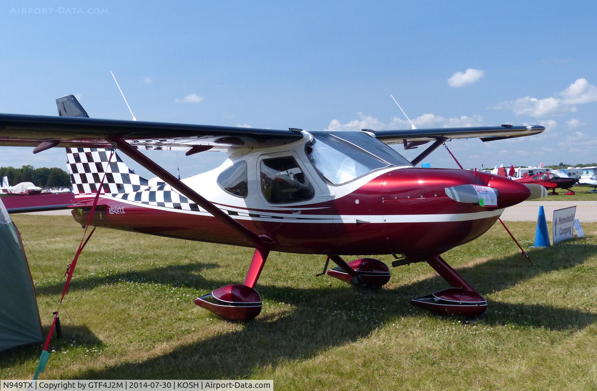 N949TX, 2013 Glasair GS-2 Sportsman C/N 7400, N949TX  at Oshkosh 30.7.14