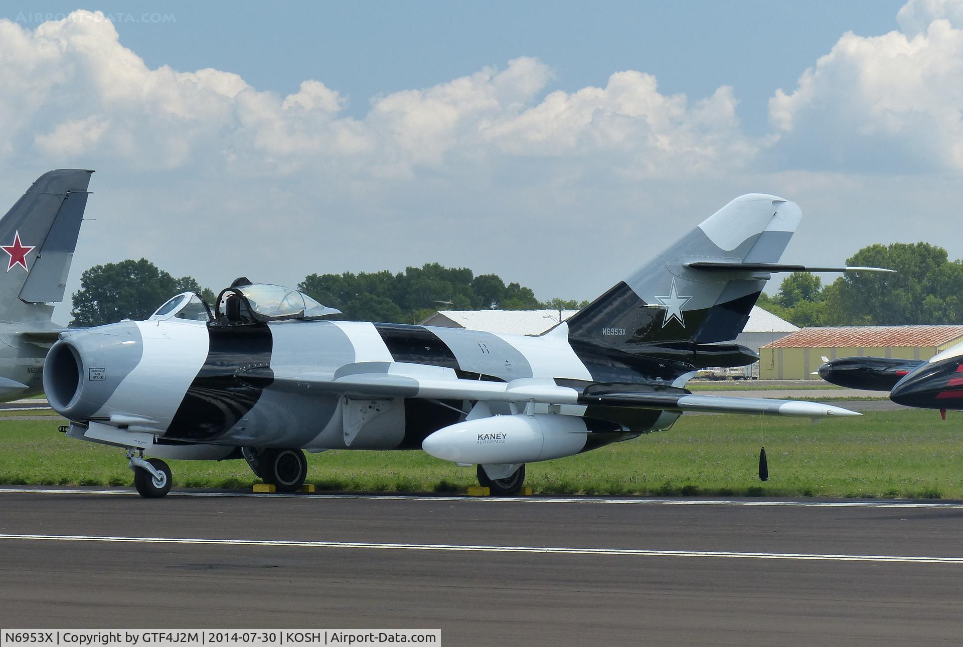 N6953X, PZL-Mielec Lim-6 (MiG-17) C/N 1J0511, N6953X  at Oshkosh 30.7.14