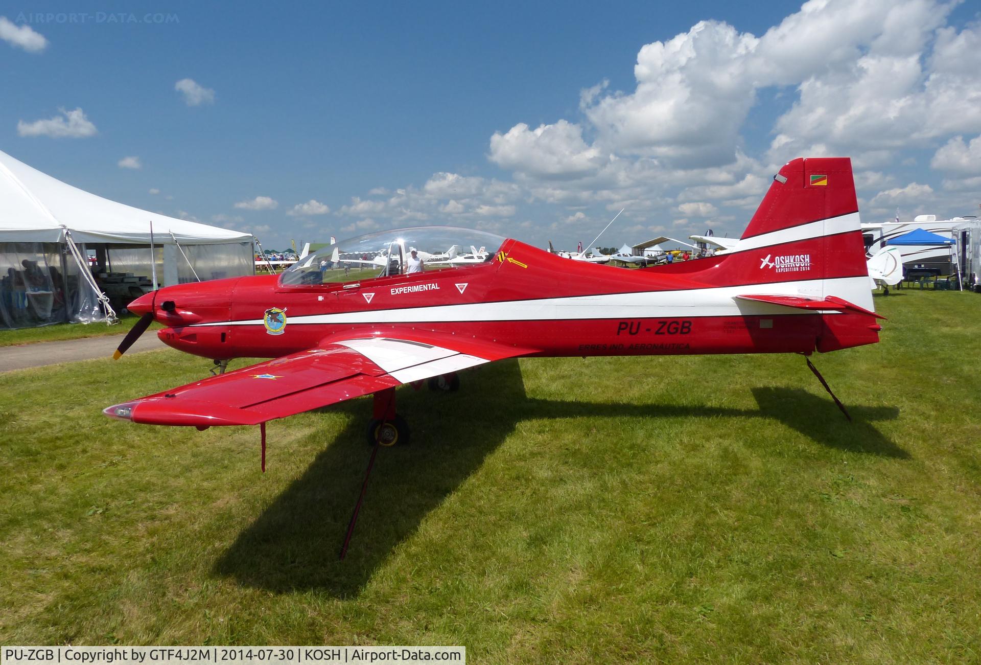 PU-ZGB, Erres Tucano Scale Replica C/N 001, PU-ZGB at Oshkosh 30.7.14