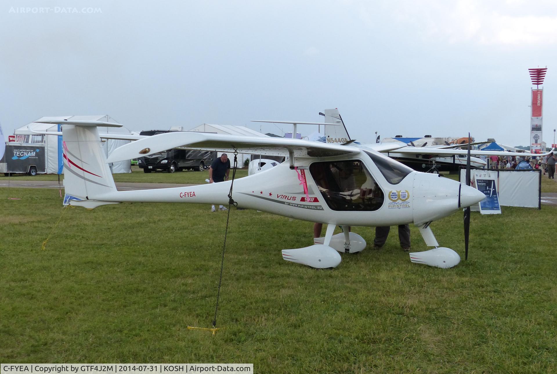 C-FYEA, Pipistrel Virus SW C/N 401 SWN 100, C-FYEA  at Oshkosh 31.7.14