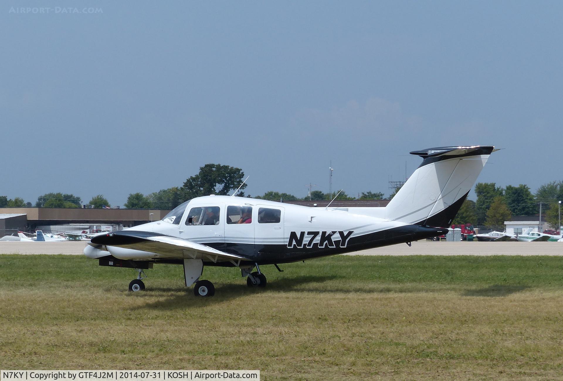 N7KY, 1979 Beech 76 Duchess C/N ME-139, N7KY  at Oshkosh 31.7.14