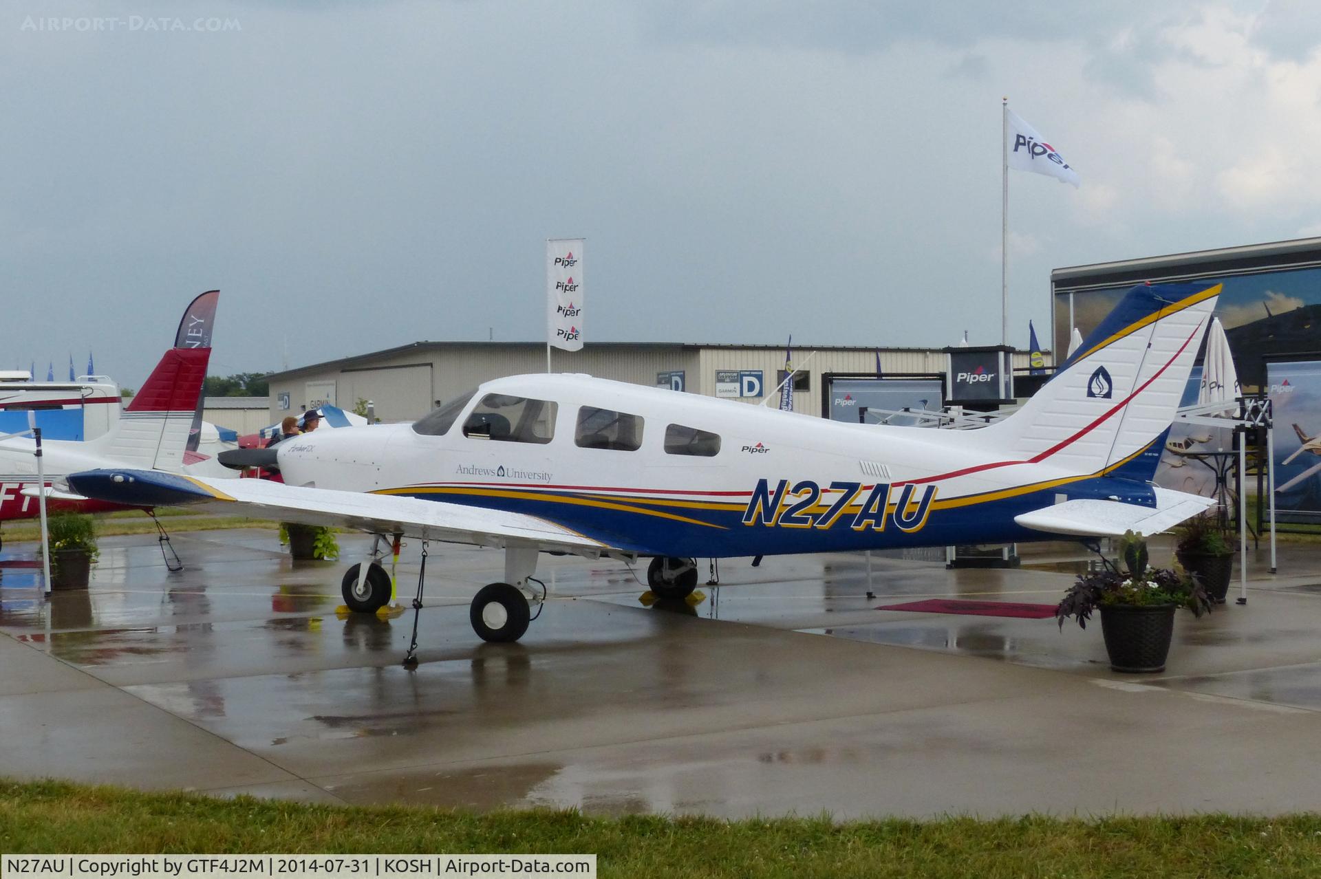 N27AU, 2014 Piper PA-28-181 C/N 28-43768, N27AU  at Oshkosh 31.7.14