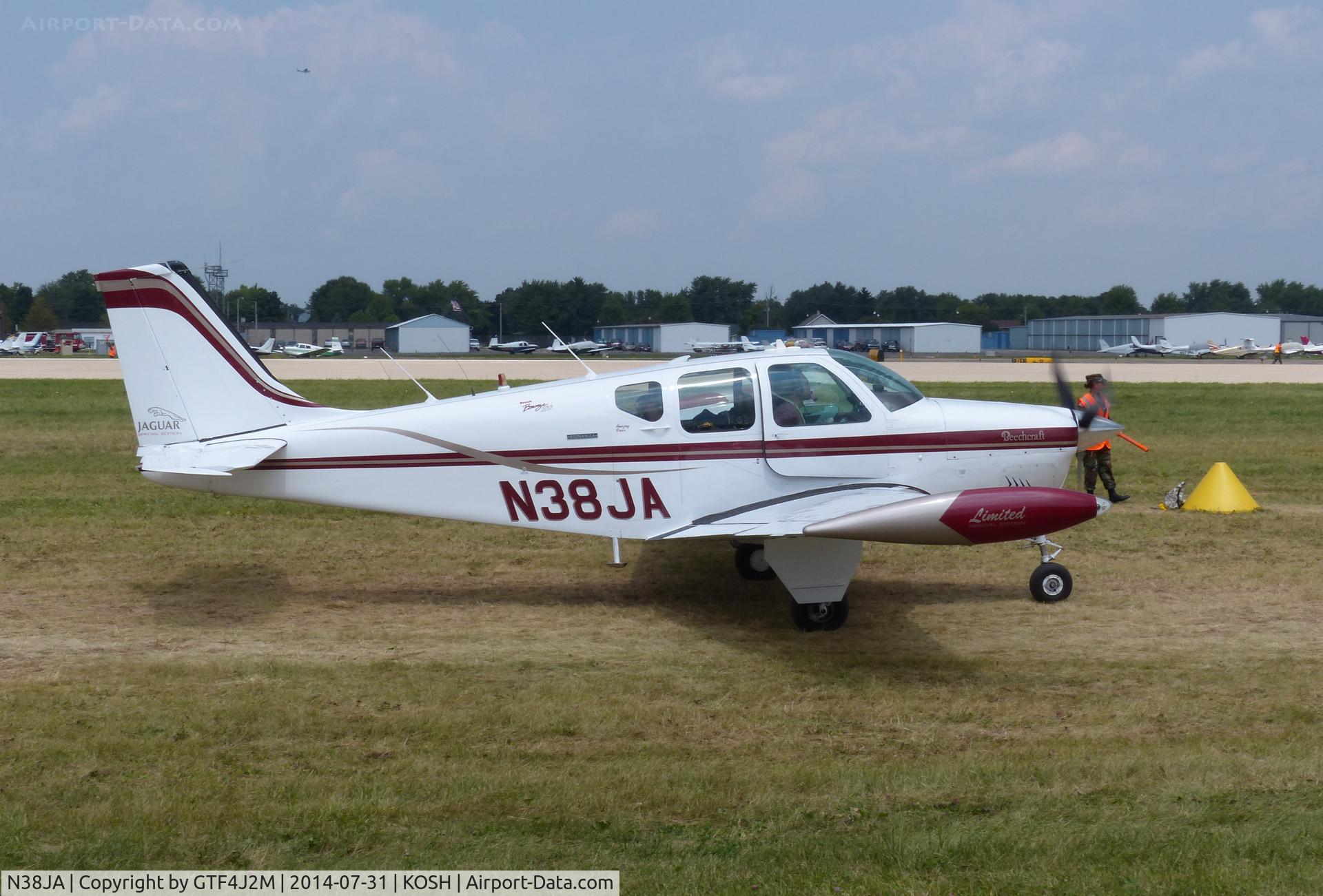 N38JA, 1963 Beech 35-B33 Debonair C/N CD-602, N38JA  at Oshkosh 31.7.14