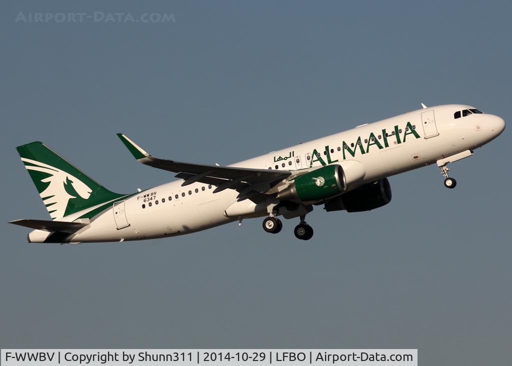 F-WWBV, 2014 Airbus A320-214 C/N 6347, C/n 6347 - To be A7-LAA