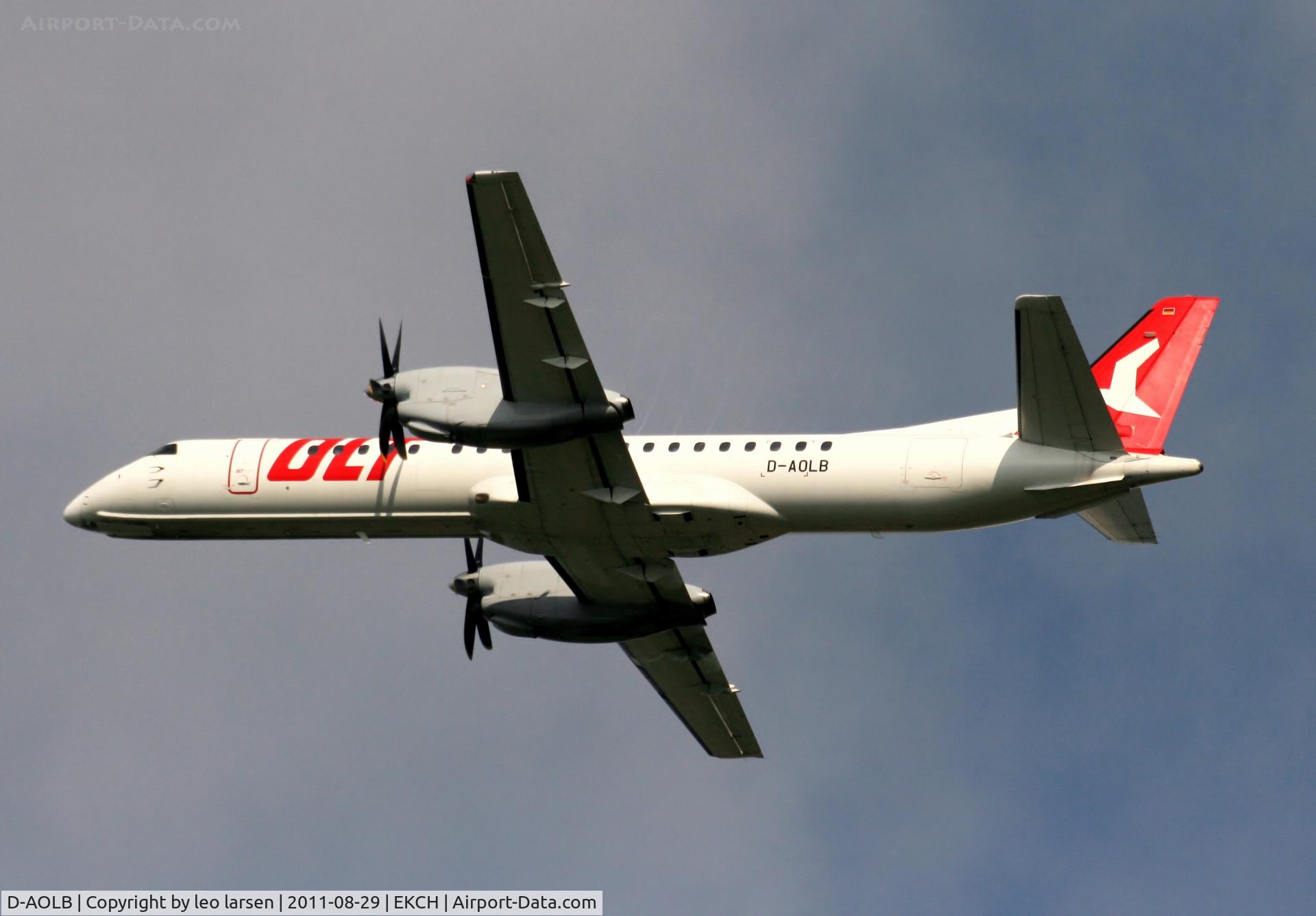 D-AOLB, 1994 Saab 2000 C/N 2000-005, Copenhagen 29.8.11