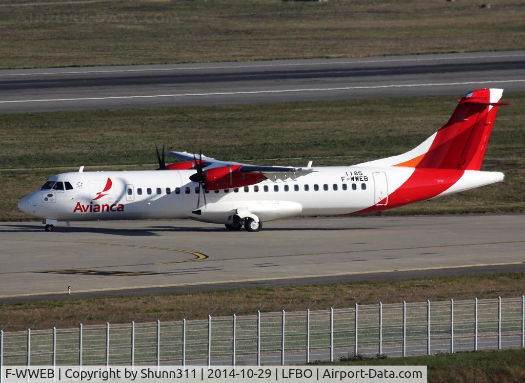F-WWEB, 2014 ATR 72-600 (72-212A) C/N 1185, C/n 1185 - To be HR-AYM