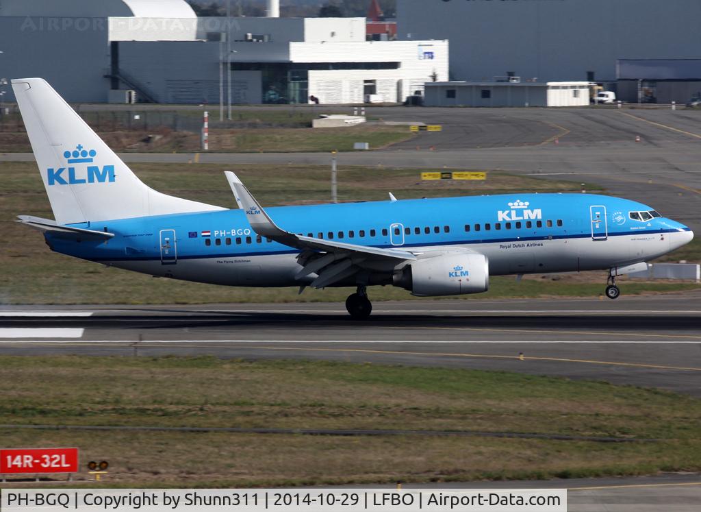 PH-BGQ, 2011 Boeing 737-7K2 C/N 39256, Landing rwy 14R