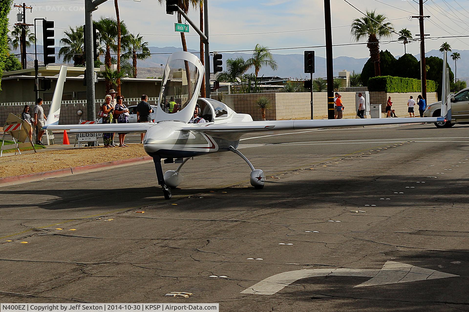 N400EZ, 2010 Rutan Long-EZ C/N 4000, Rutan-EZE SP at Palm Springs Parade of Planes 2014