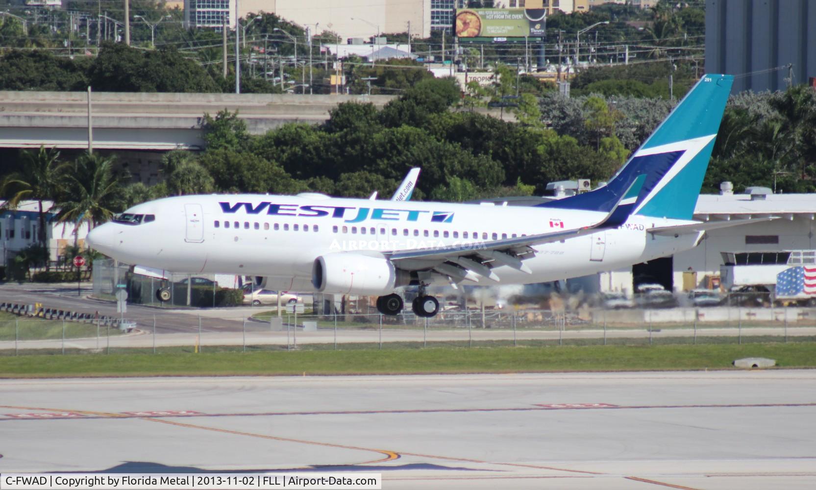 C-FWAD, 2002 Boeing 737-7CT C/N 32753, West Jet