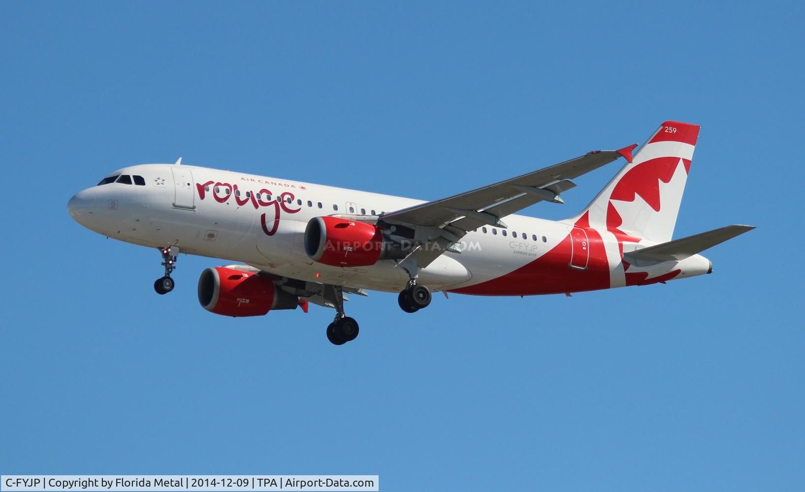 C-FYJP, 1997 Airbus A319-114 C/N 688, Air Canada Rouge