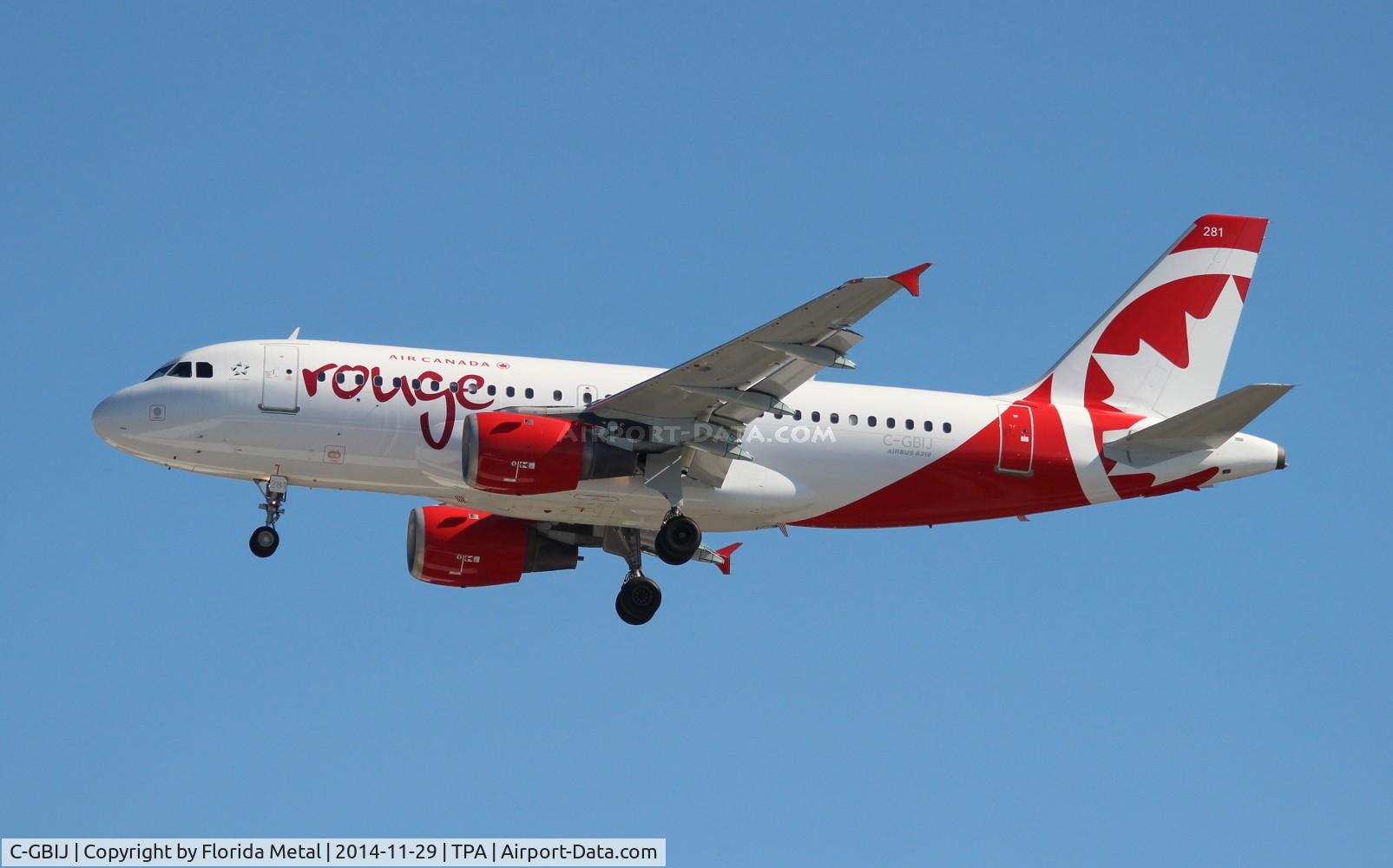C-GBIJ, 1998 Airbus A319-114 C/N 829, Air Canada Rouge