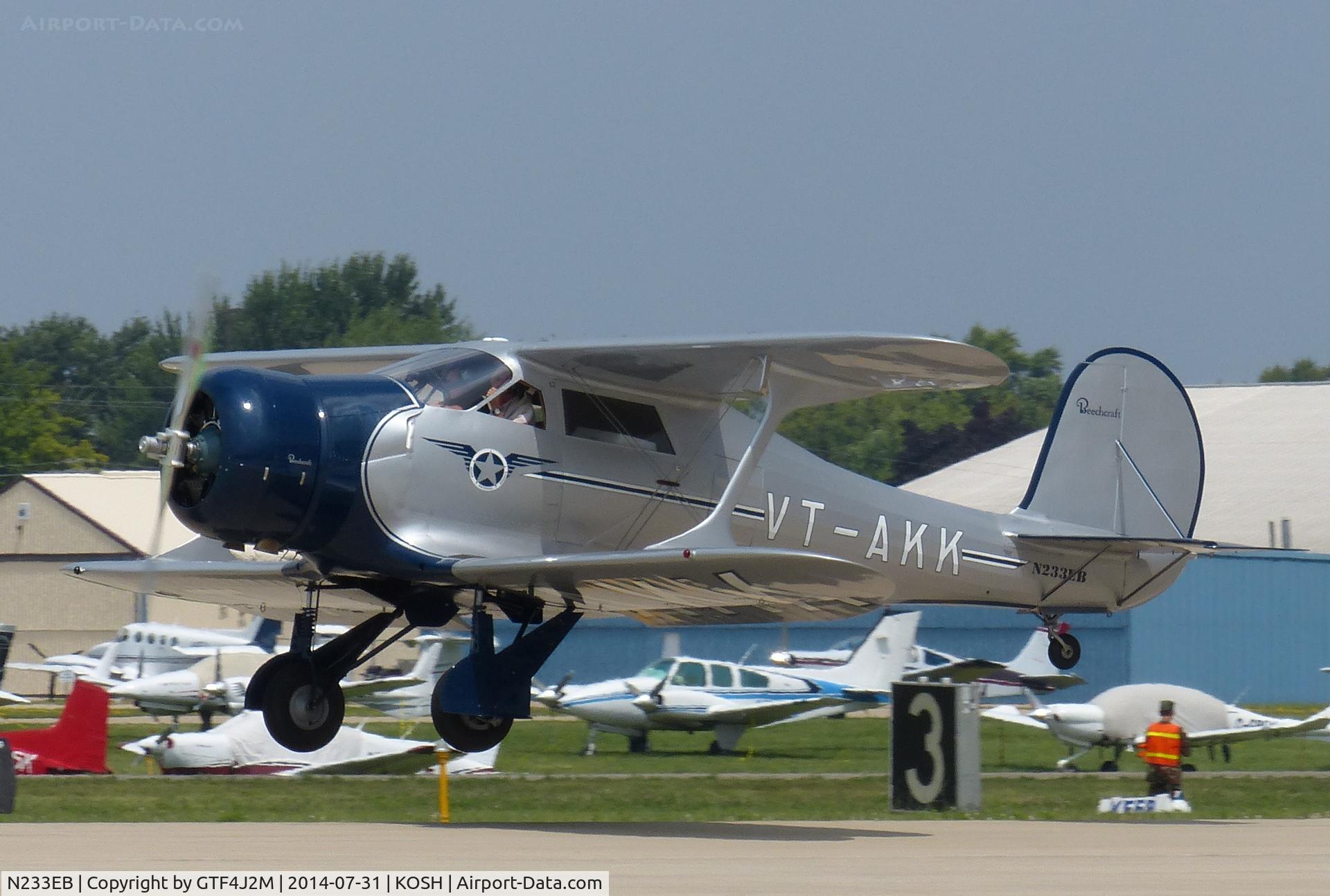 N233EB, 1938 Beech E17B C/N 233, N233EB 
