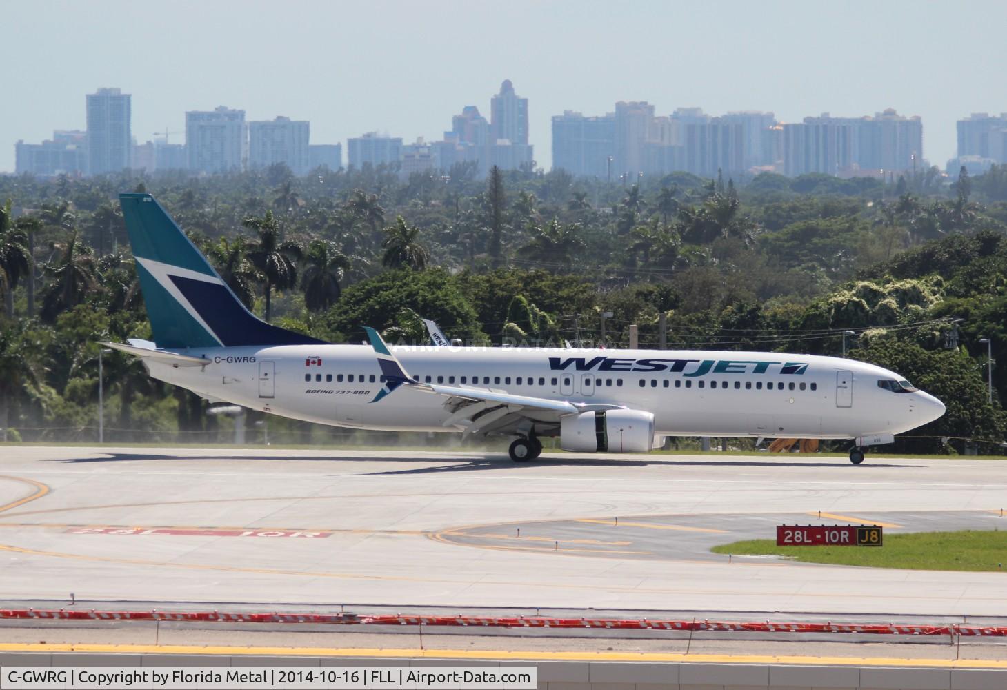 C-GWRG, 2012 Boeing 737-8CT C/N 39071, West Jet