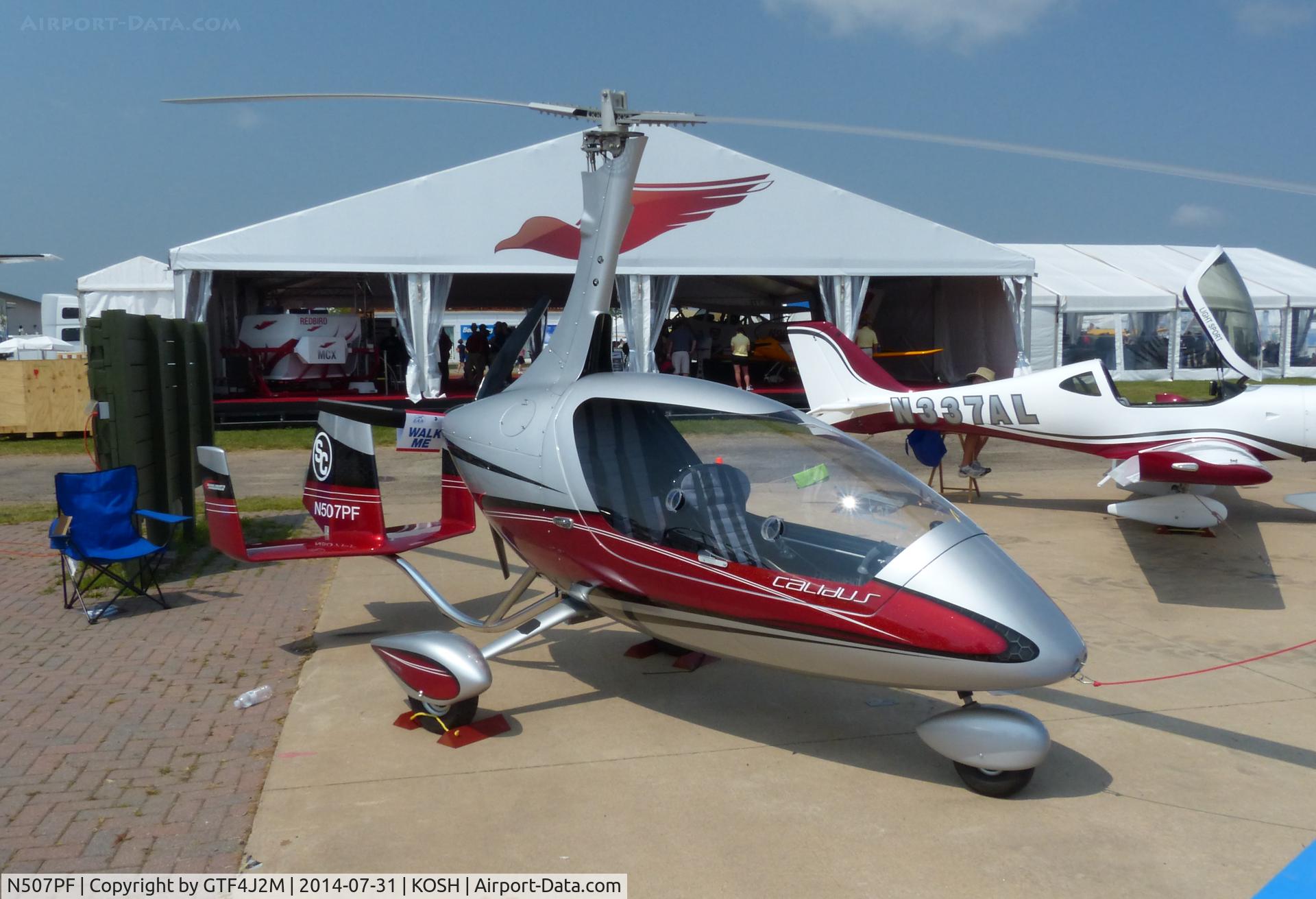 N507PF, 2014 AutoGyro Calidus C/N C00282, N507PF  at Oshkosh 31.7.14