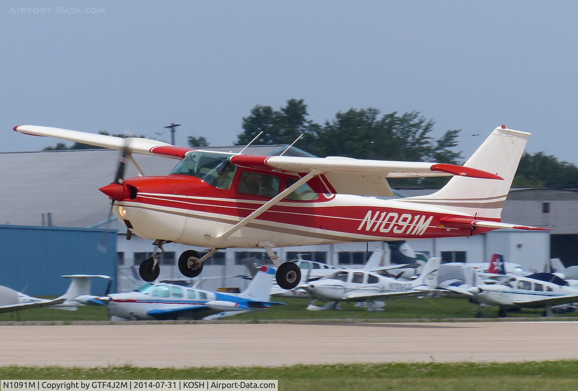N1091M, 1970 Cessna 172L C/N 17259491, N1091M  at Oshkosh 31.7.14