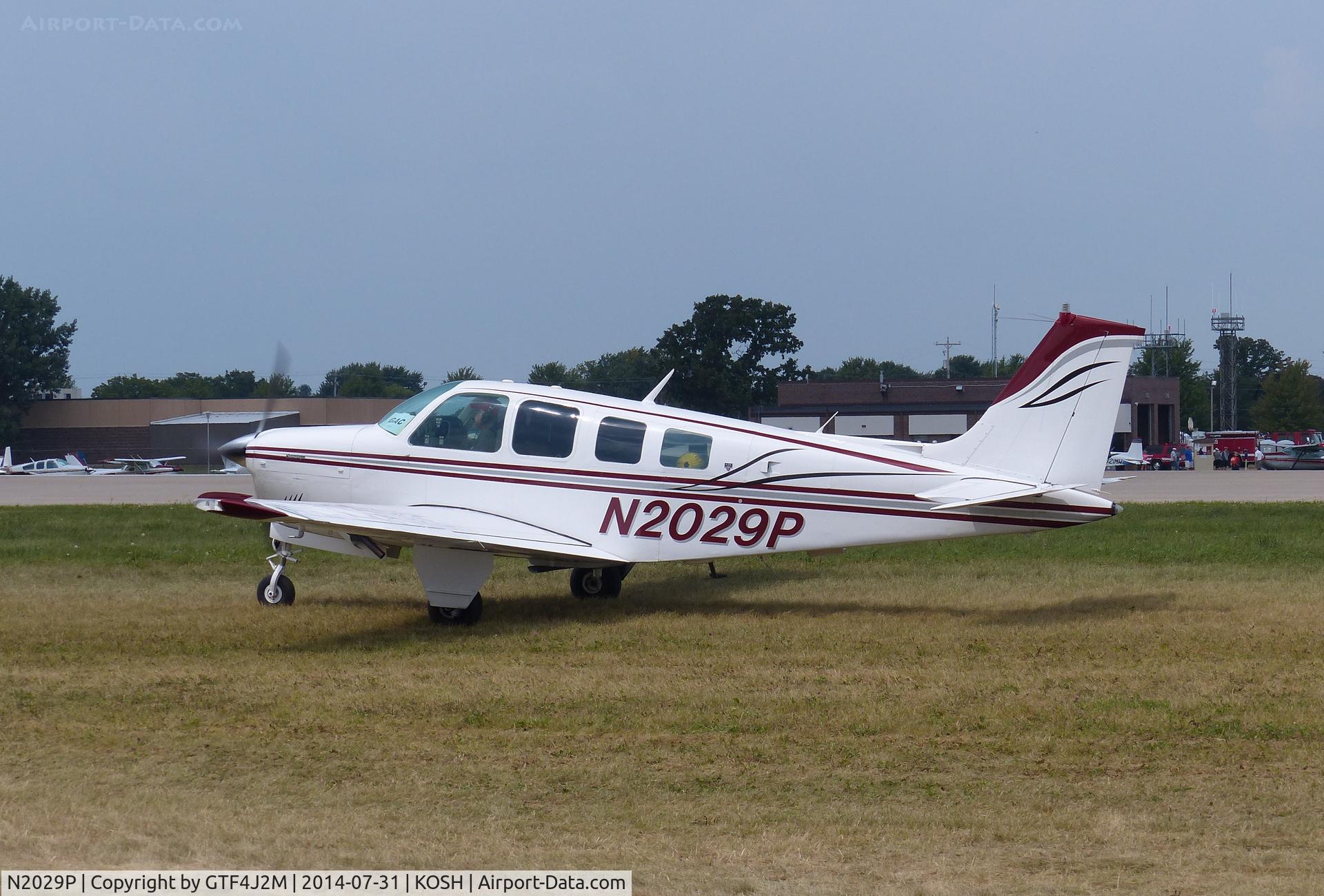 N2029P, 1978 Beech A36 Bonanza 36 C/N E-1346, N2029P  at Oshkosh 31.7.14