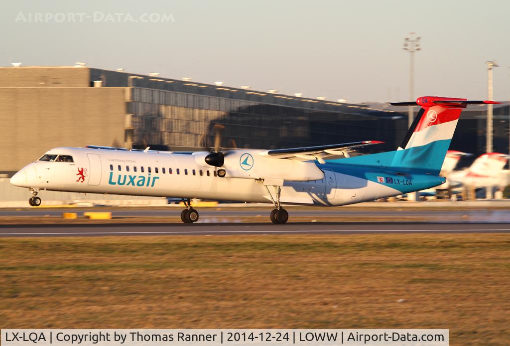 LX-LQA, 2014 De Havilland Canada DHC-8-402 Dash 8 C/N 4468, Luxair