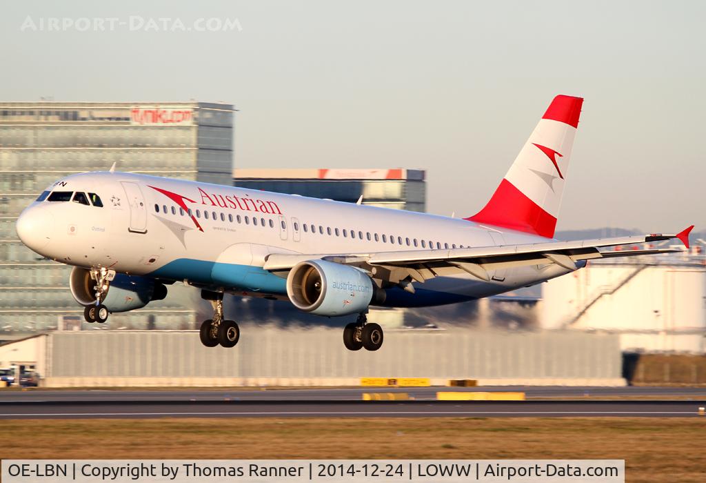 OE-LBN, 1997 Airbus A320-214 C/N 768, Austrian A320