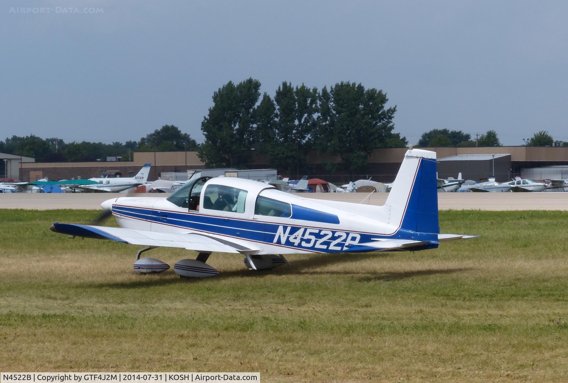 N4522B, 1979 Gulfstream American Corp AA-5B C/N AA5B1081, N4522B  at Oshkosh 31.7.14
