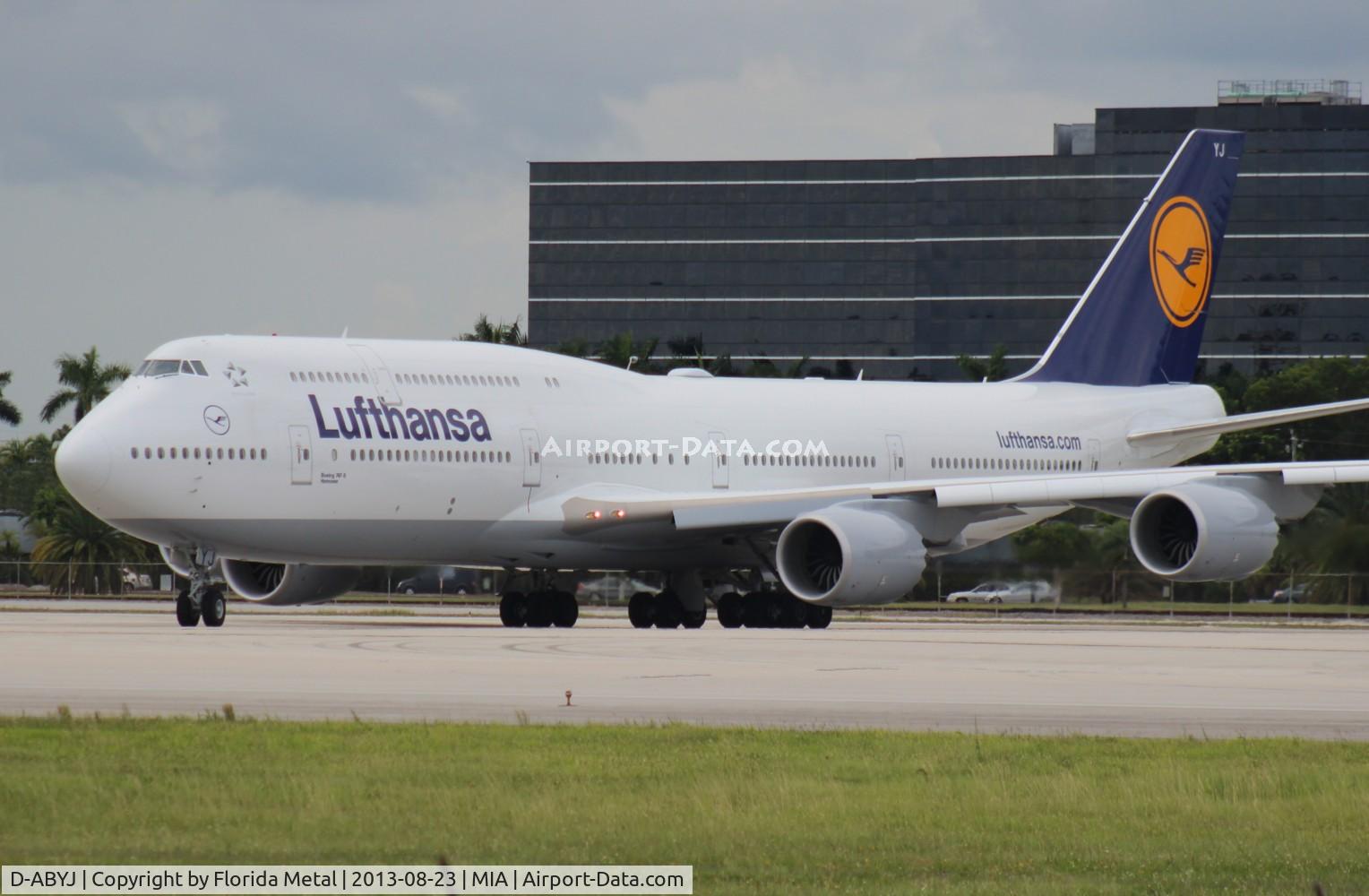 D-ABYJ, 2013 Boeing 747-830 C/N 37834, Lufthansa 747-800