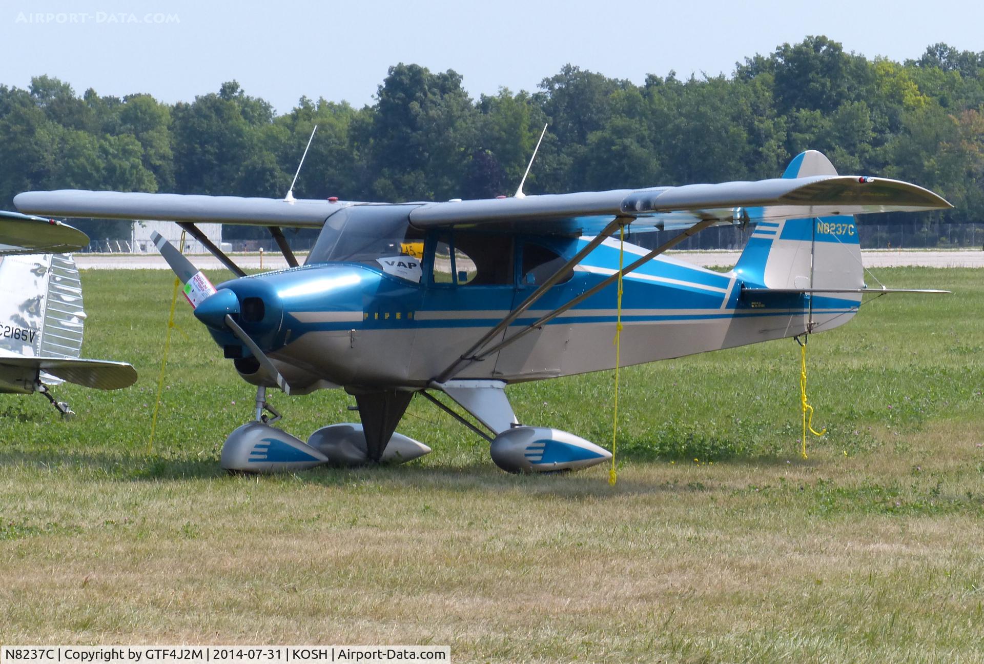 N8237C, 1954 Piper PA-22-135 Tri-Pacer C/N 22-2323, N8237C  at Oshkosh 31.7.14