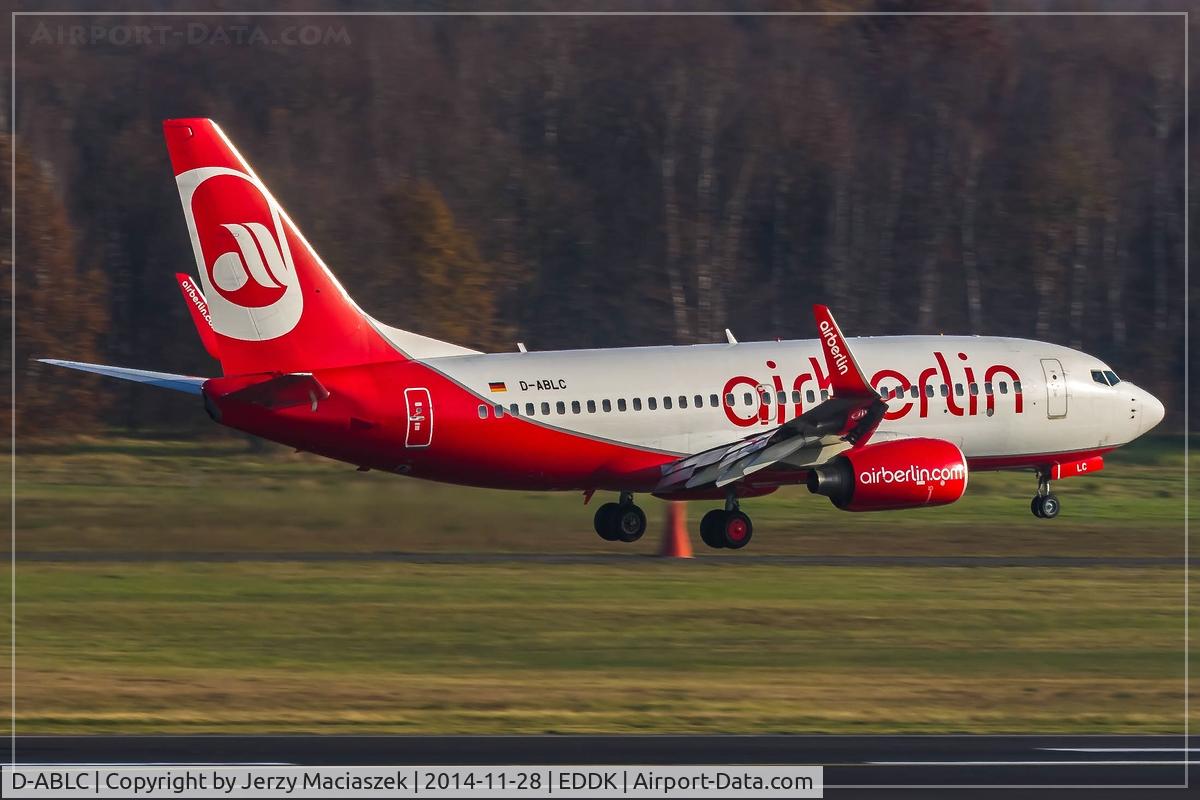 D-ABLC, 2008 Boeing 737-76J C/N 36116, Boeing 737-76J