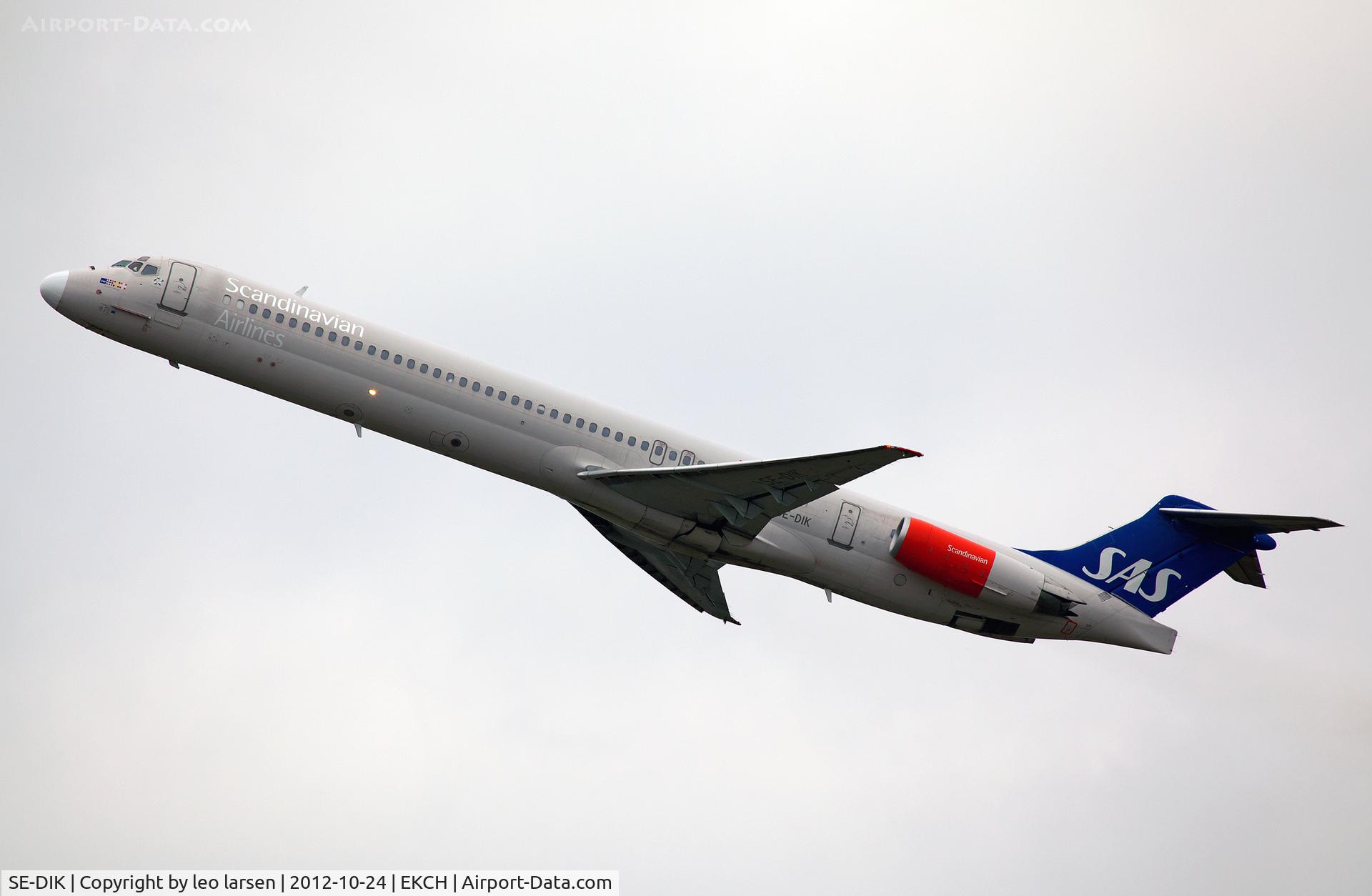 SE-DIK, 1988 McDonnell Douglas MD-82 (DC-9-82) C/N 49728, Copenhagen 24.10.12