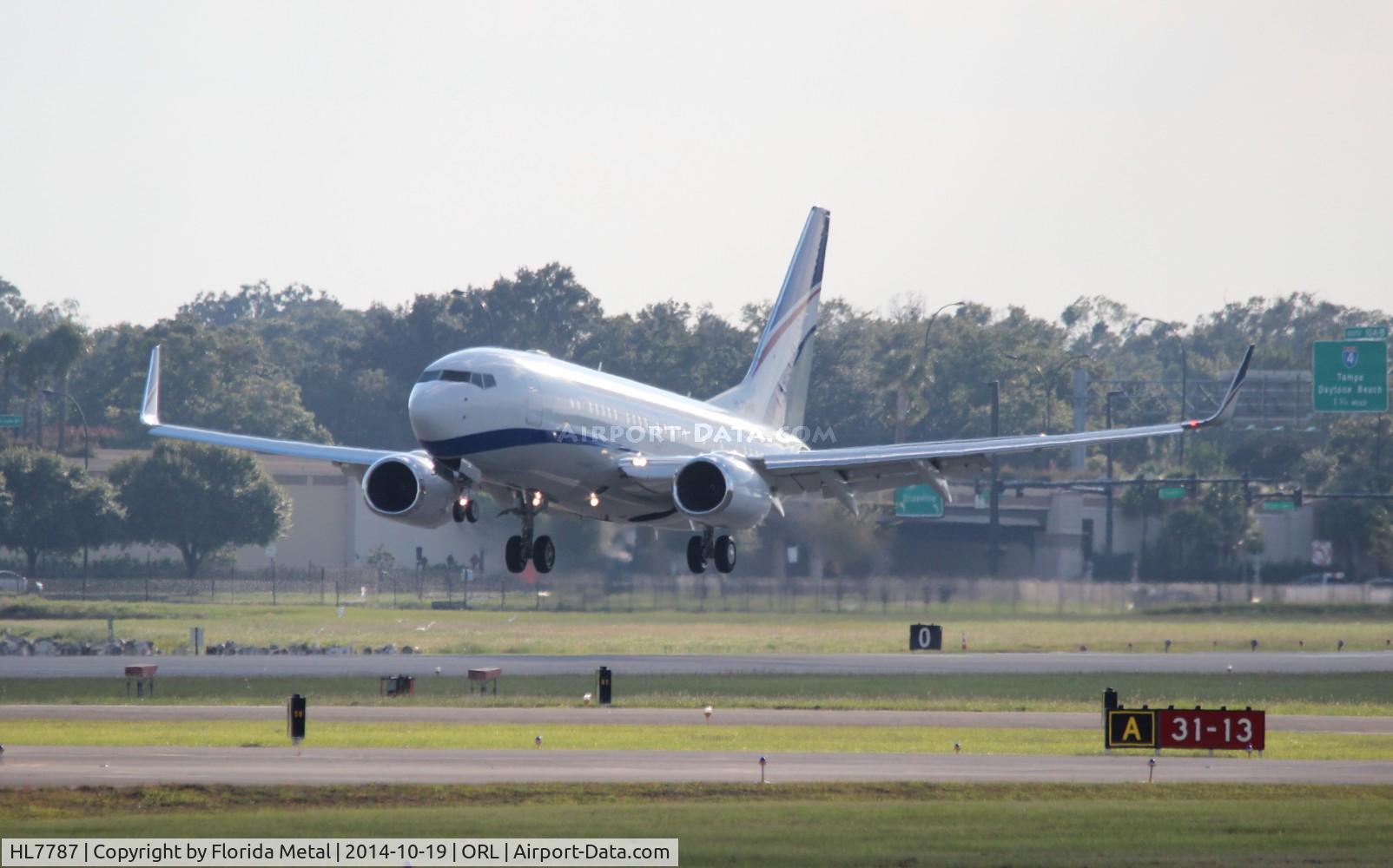 HL7787, 2008 Boeing 737-75G C/N 36852, Hyundai BBJ