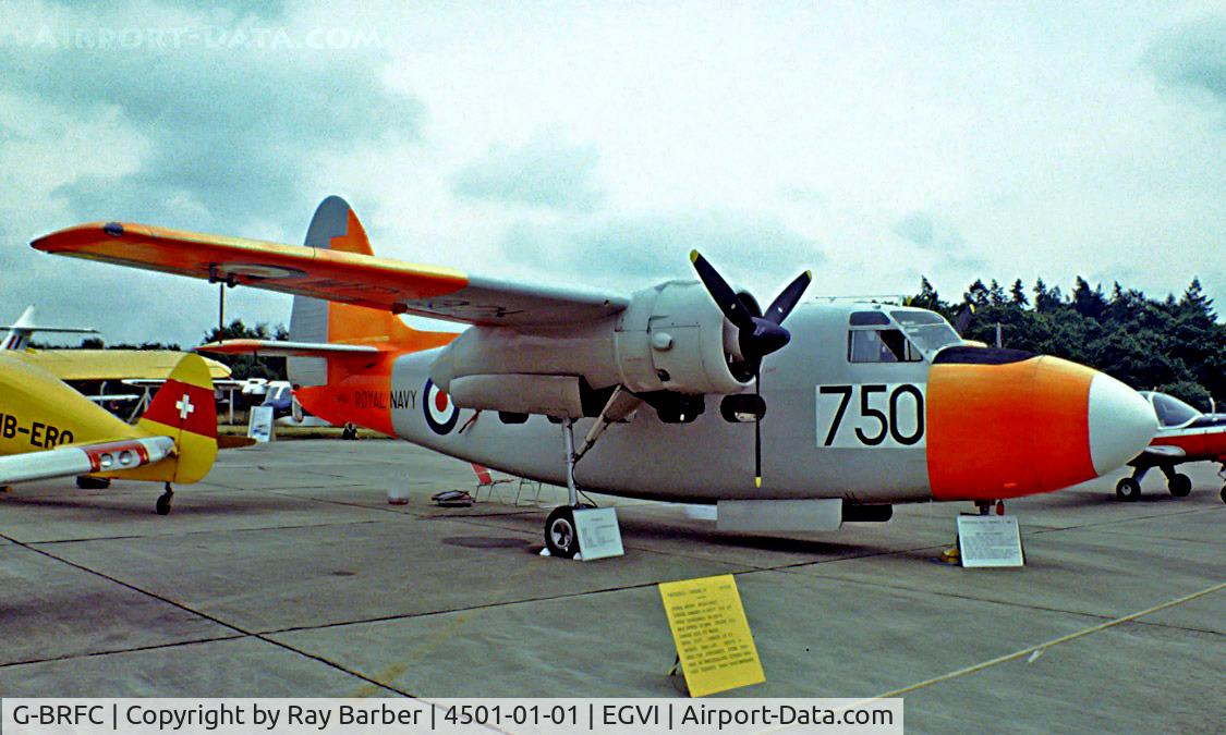G-BRFC, 1953 Percival P-57 Sea Prince T1 C/N P57/71, Percival P.57 Sea Prince T.1 [P57/71] RAF Greenham Common~G 23/07/1983