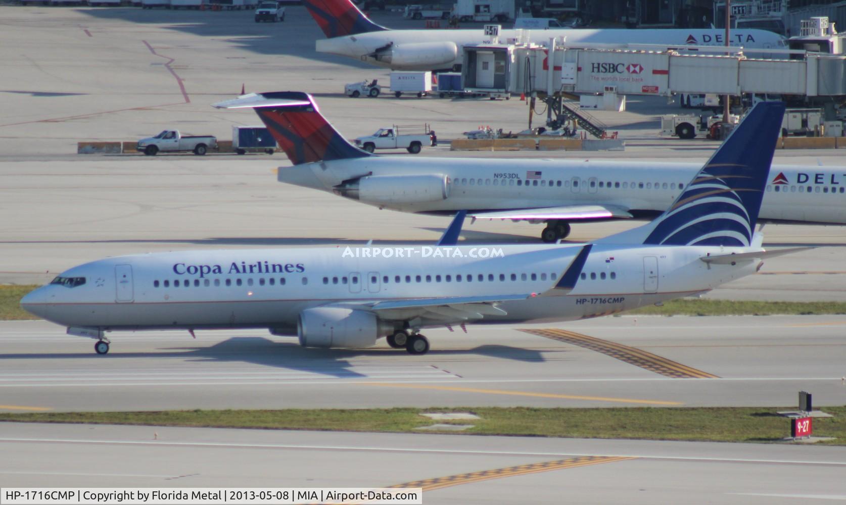 HP-1716CMP, 2011 Boeing 737-8V3 C/N 40666, Copa 737-800