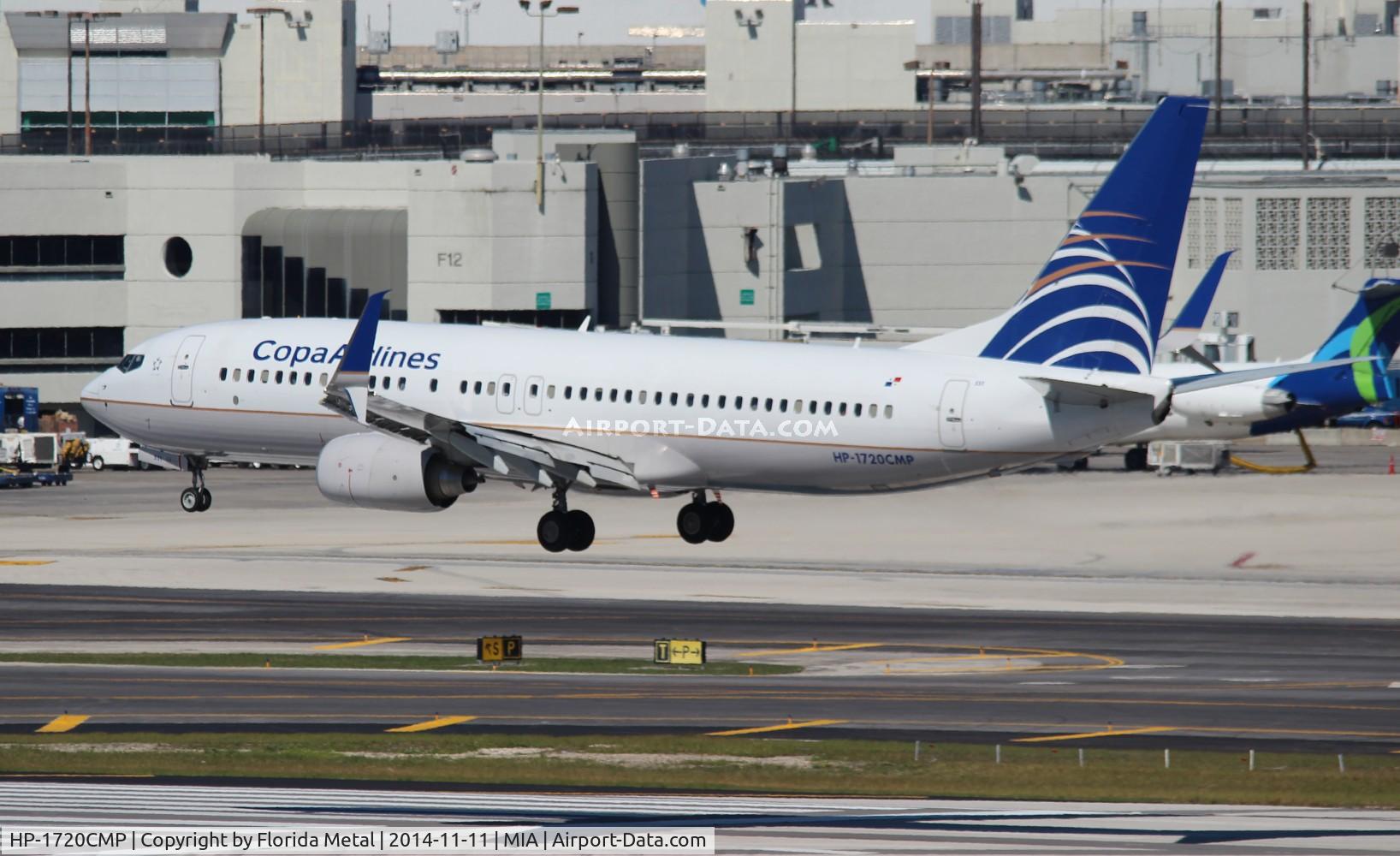HP-1720CMP, 2011 Boeing 737-8V3 C/N 37958, Copa 737-800