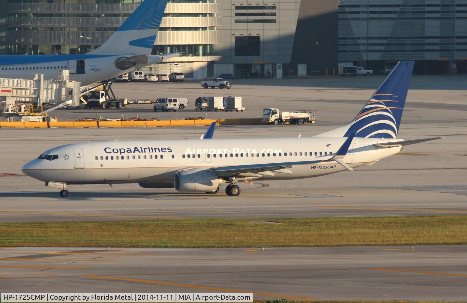 HP-1725CMP, 2011 Boeing 737-8V3 C/N 38102, Copa 737-800