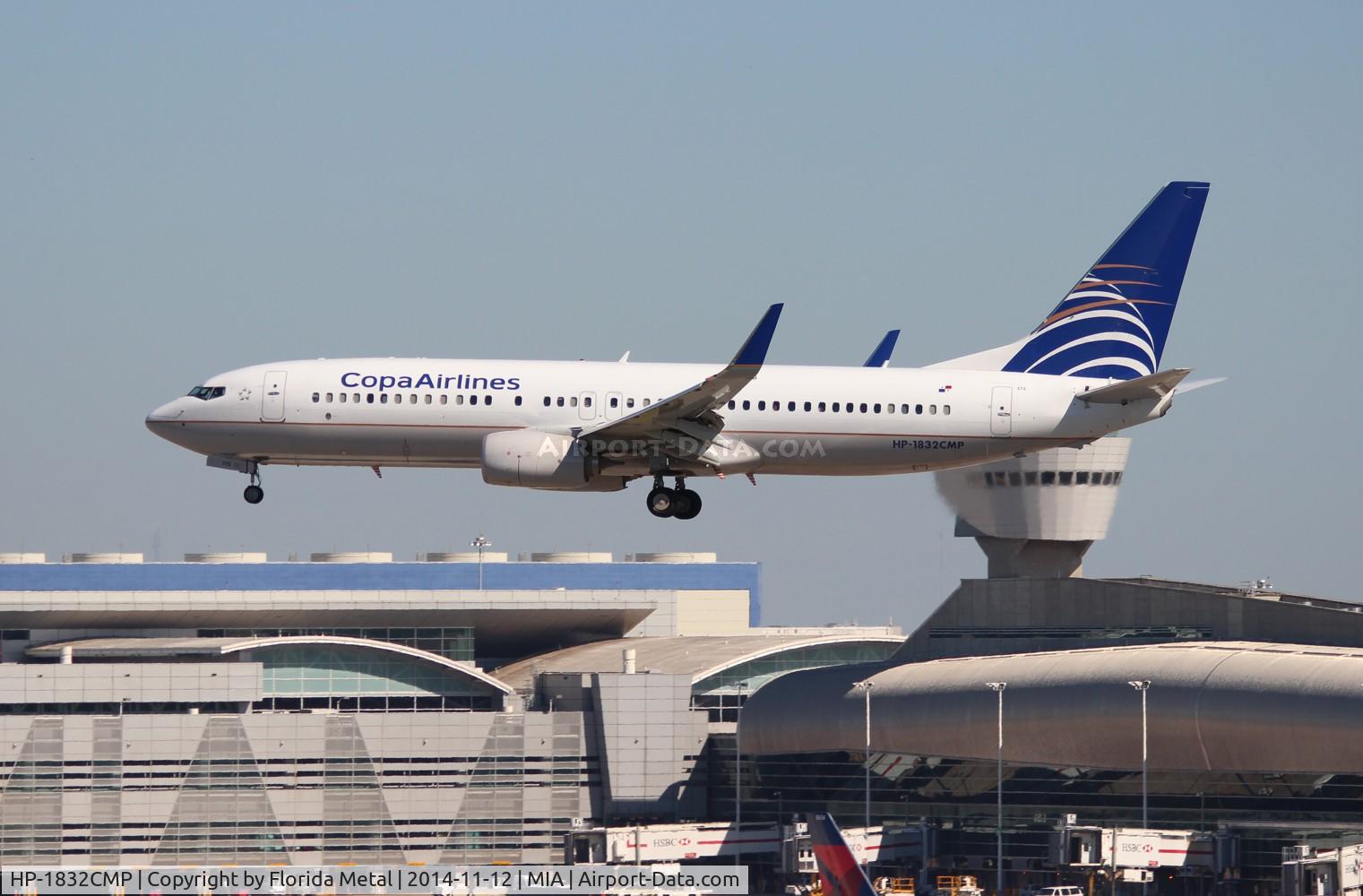HP-1832CMP, 2013 Boeing 737-8V3 C/N 40789, Copa 737-800