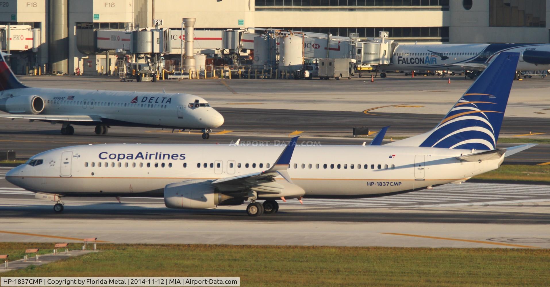 HP-1837CMP, 2014 Boeing 737-8V3 C/N 40783, Copa 737