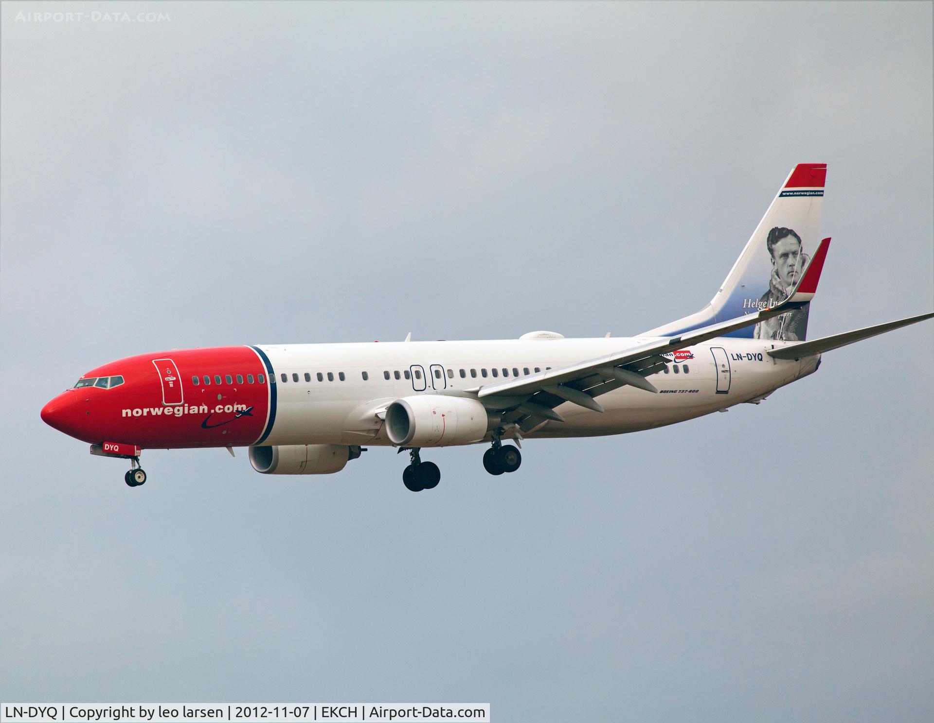 LN-DYQ, 2011 Boeing 737-8JP C/N 40869, Copenhagen 7.11.12