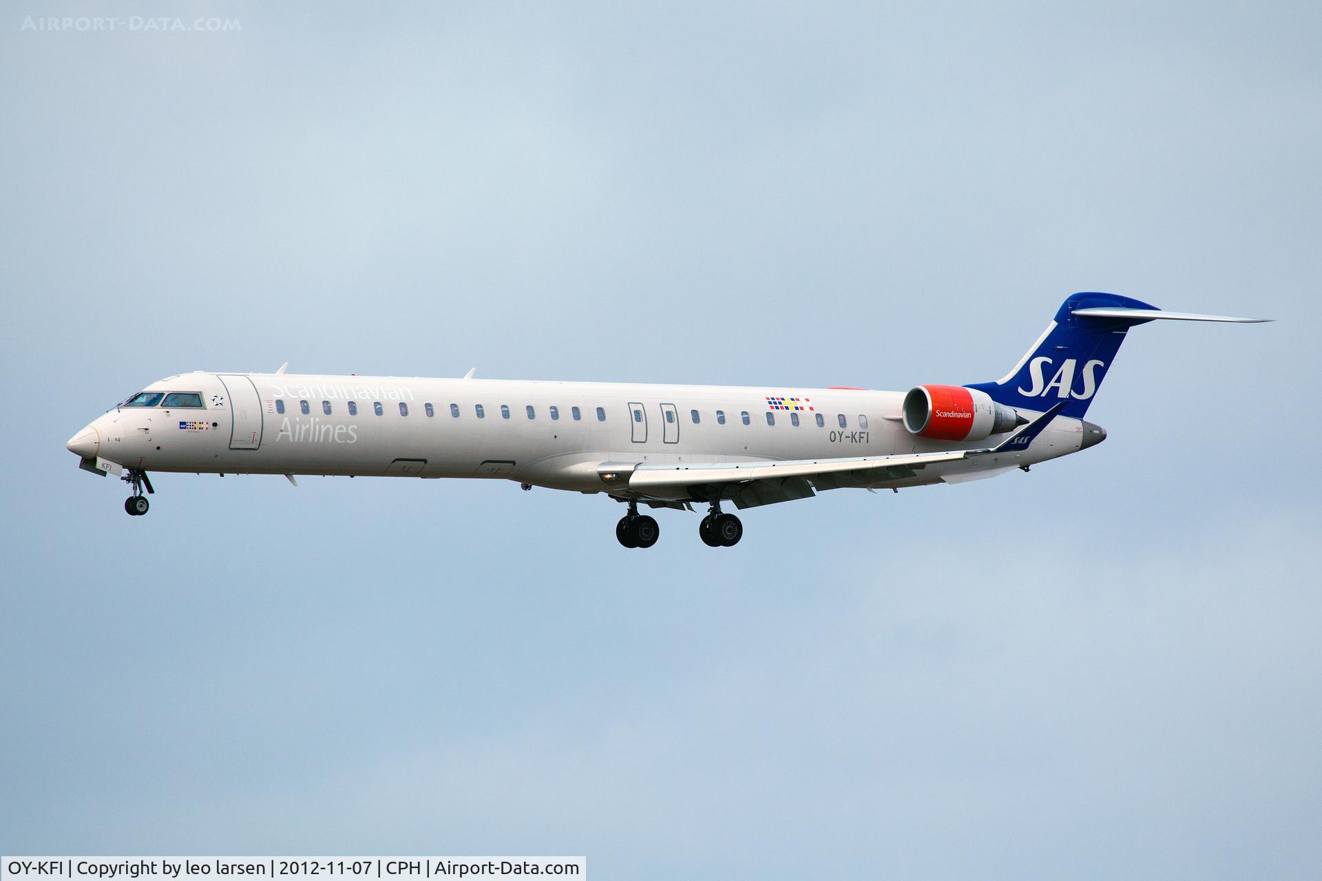 OY-KFI, 2009 Canadair CRJ-900ER (CL-600-2D24) C/N 15242, Copenhagen 7.11.12