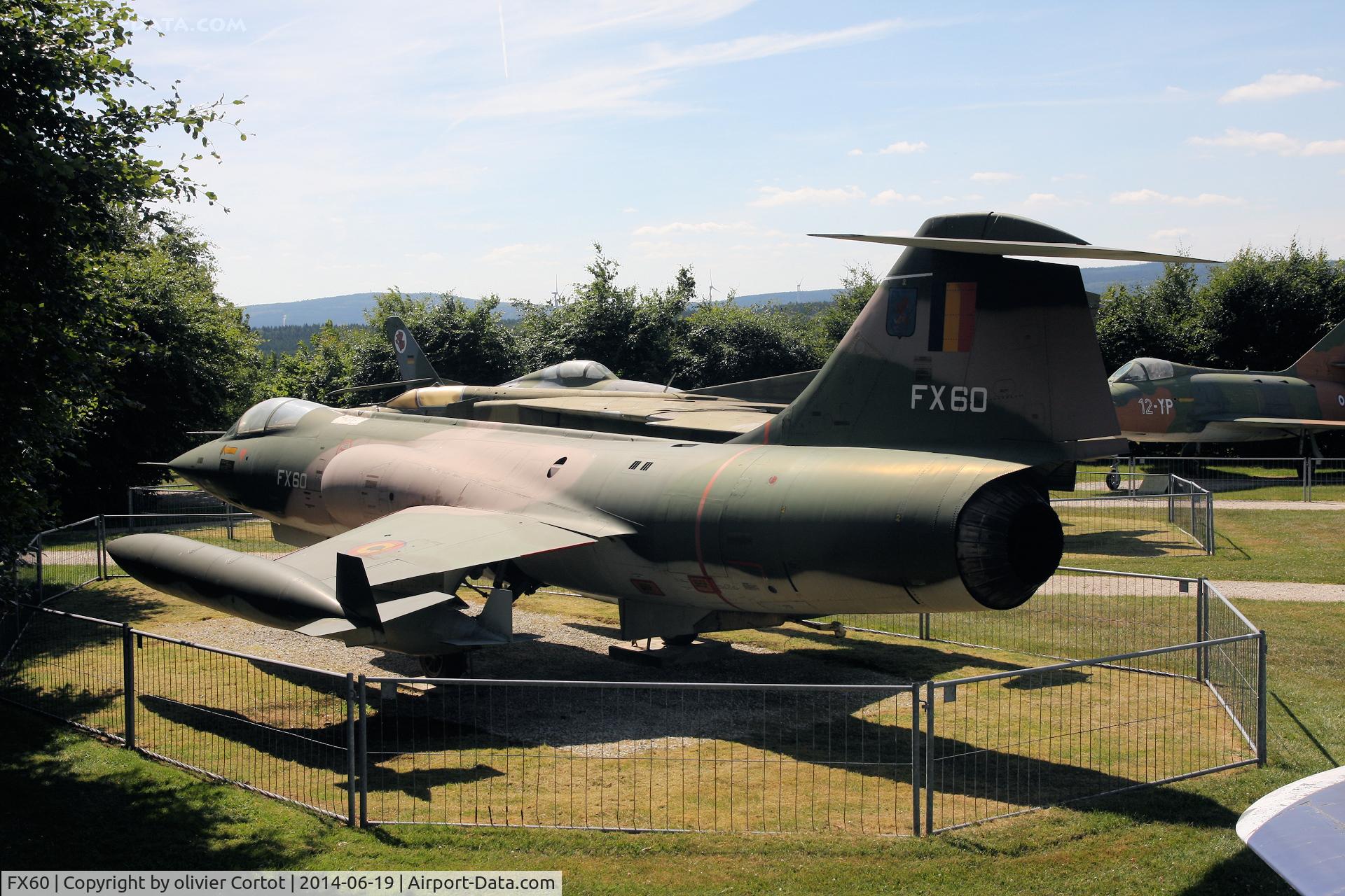 FX60, Lockheed F-104G Starfighter C/N 683-9103, in a museum